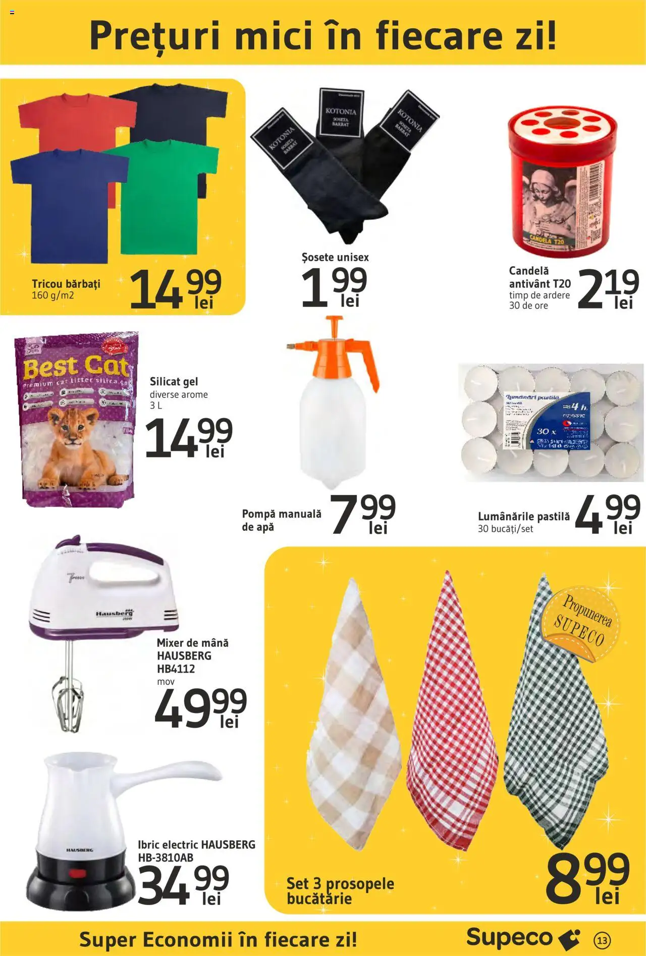 Catalog Supeco 6 - 19 Februarie 2025 | Pagina 15 | Produse: Mixer, Bucătărie, Șosete, Apă