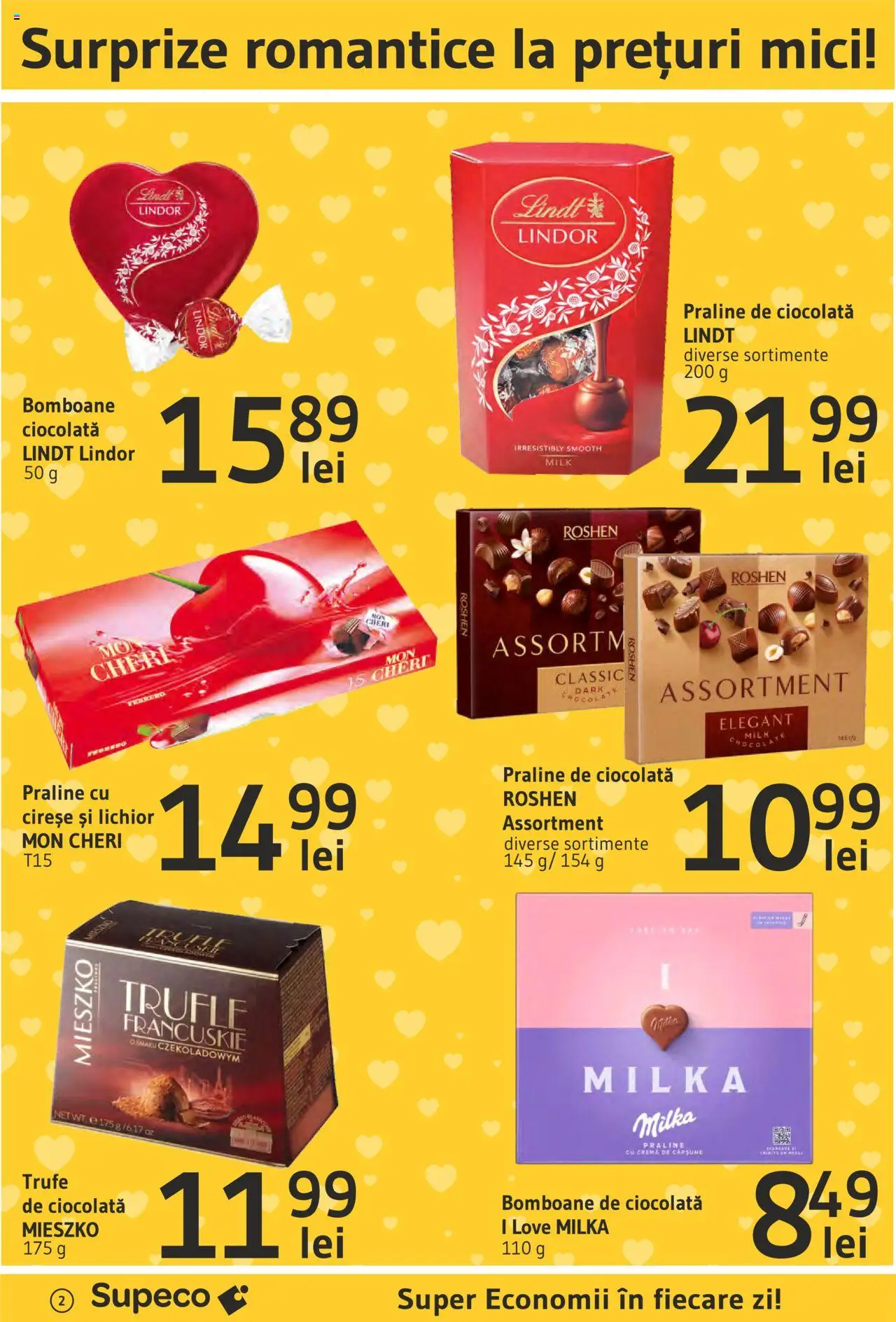 Catalog Supeco 6 - 19 Februarie 2025 | Pagina 2 | Produse: Mici, Praline, Lichior, Ciocolată