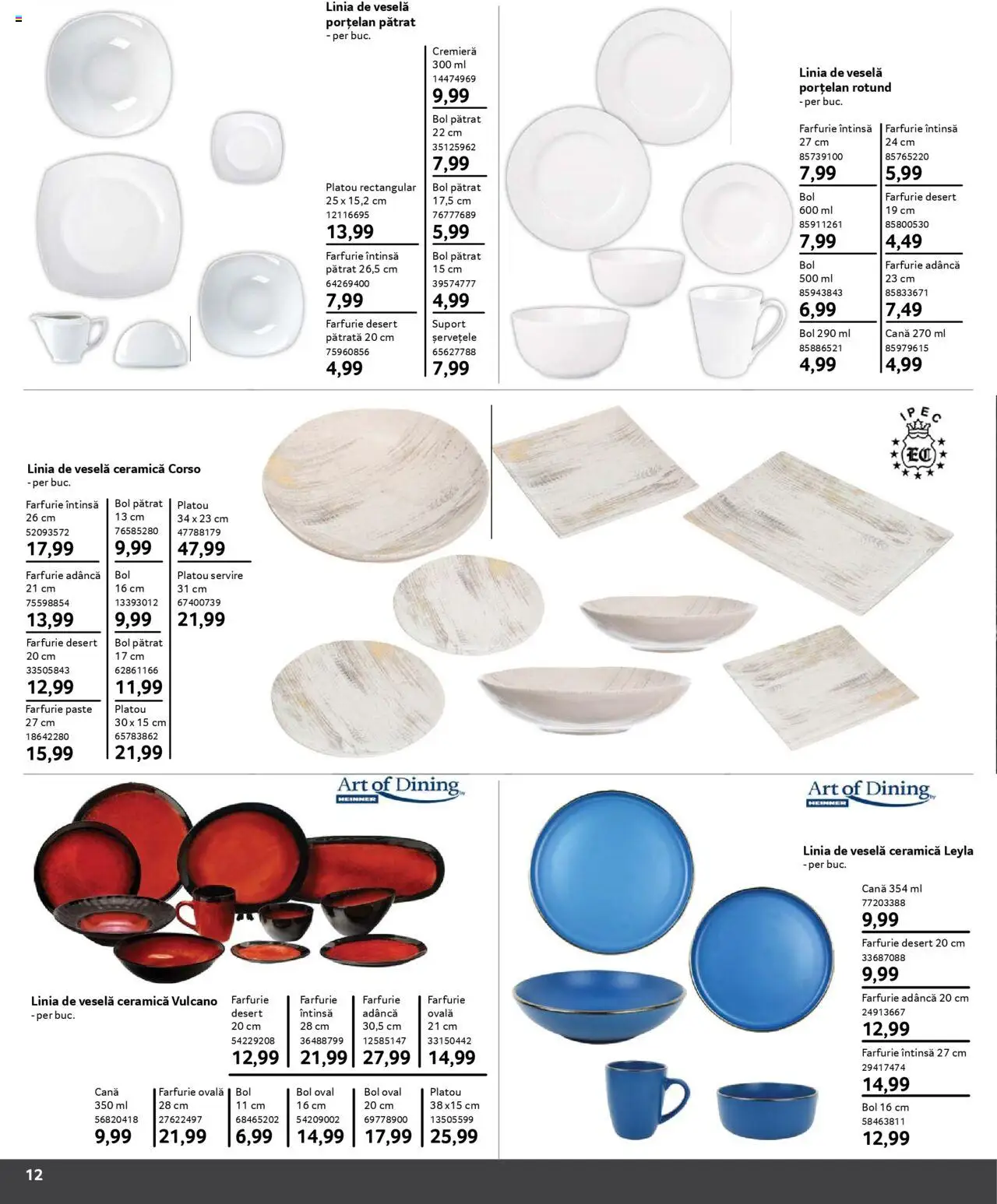Catalog Selgros 1 Februarie - 15 Martie 2025 | Pagina 12 | Produse: Bol, Farfurie, Paste