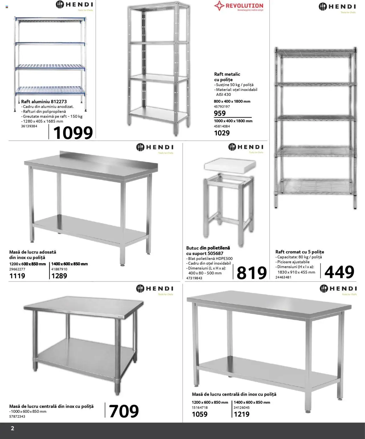 Catalog Selgros 1 Februarie - 15 Martie 2025 | Pagina 2 | Produse: Raft, Masă