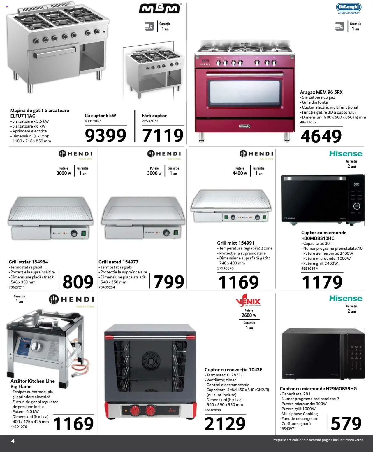 Catalog Selgros 1 Februarie - 15 Martie 2025 | Pagina 4 | Produse: Cuptor, Cuptor Cu Microunde, Aragaz, Grill