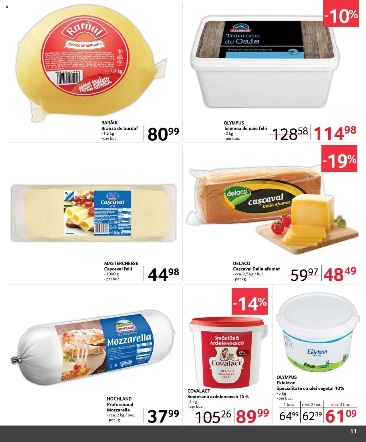 Catalog Selgros 1 - 28 Februarie 2025 | Pagina 11 | Produse: Cașcaval, Lapte, Brânză, Smântână