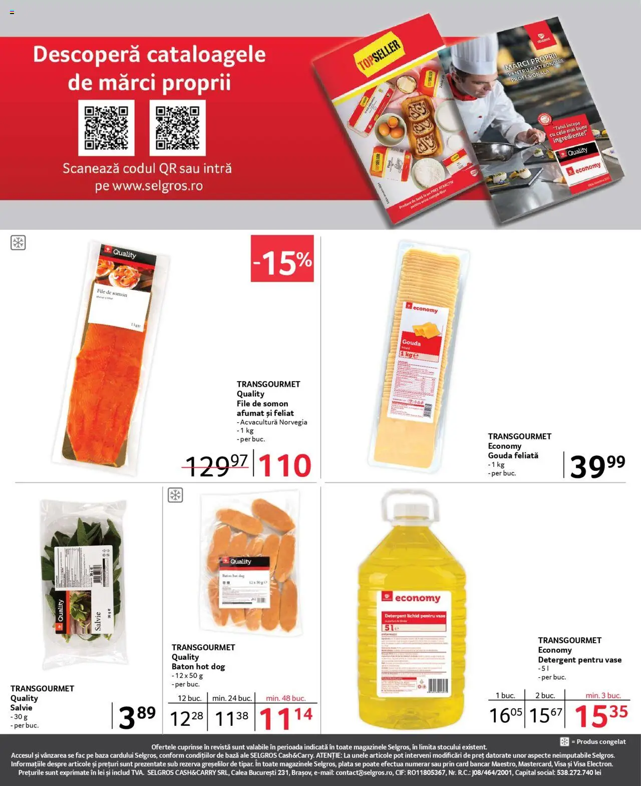 Catalog Selgros 1 - 28 Februarie 2025 | Pagina 22 | Produse: Detergent, Zahăr, Gouda