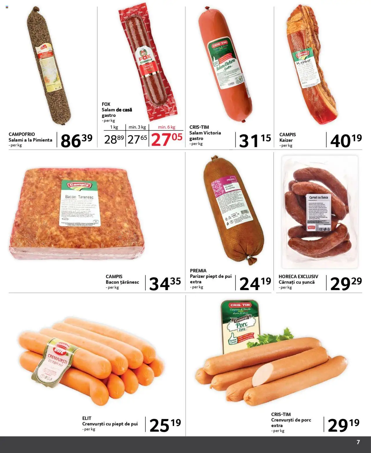 Catalog Selgros 1 - 28 Februarie 2025 | Pagina 7 | Produse: Bacon, Salam, Șuncă, Parizer
