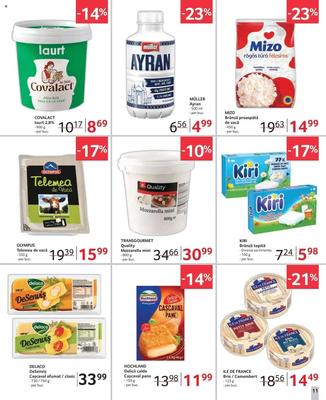 Catalog Selgros 7 - 20 Februarie 2025 | Pagina 11 | Produse: Cașcaval, Mozzarella, Brânză, Sare