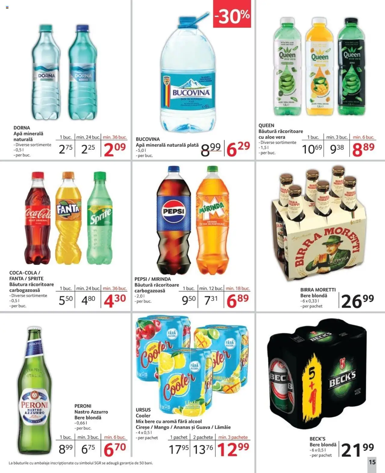 Catalog Selgros 7 - 20 Februarie 2025 | Pagina 15 | Produse: Aloe vera, Suc, Bere, Apă
