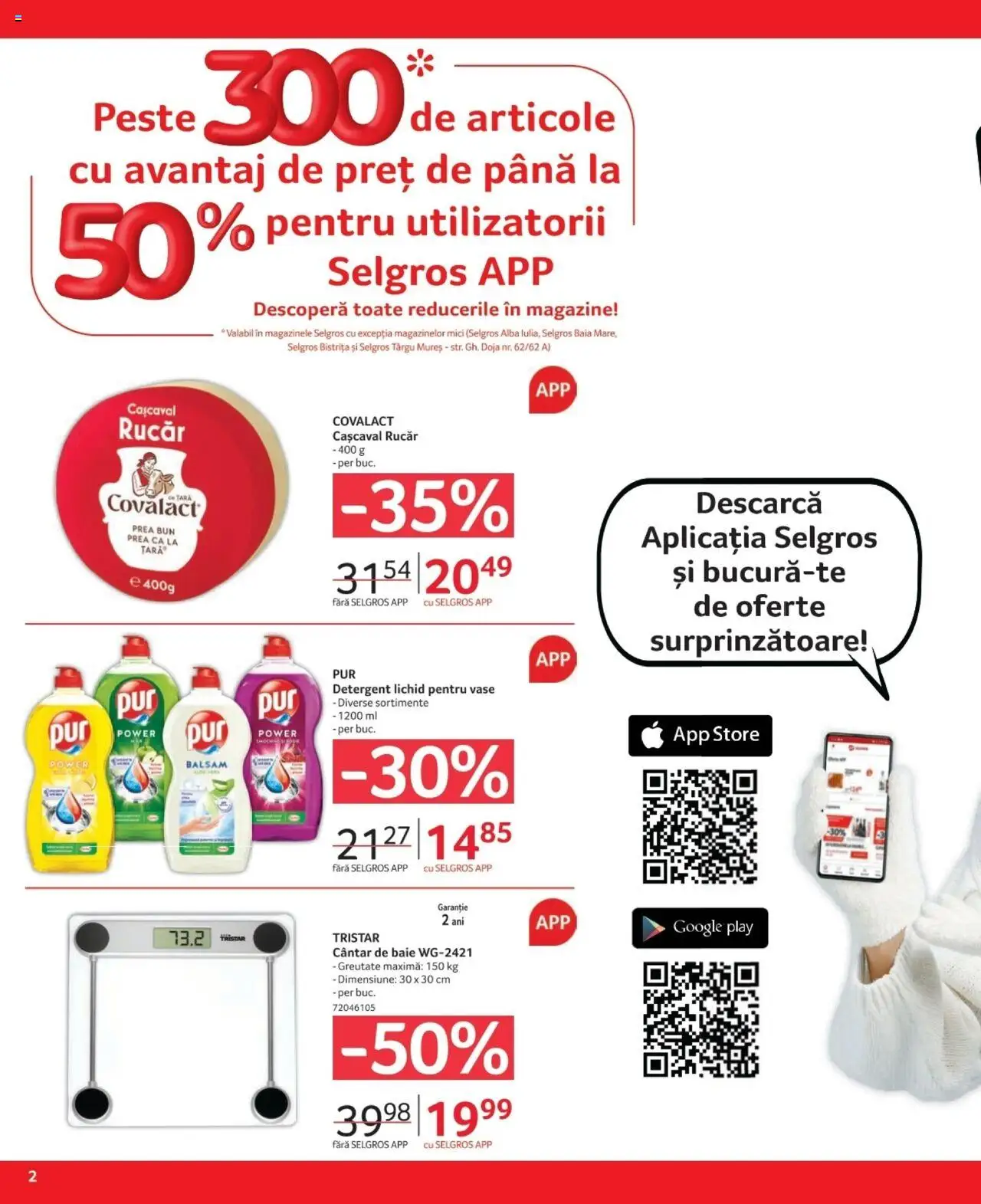 Catalog Selgros 7 - 20 Februarie 2025 | Pagina 2 | Produse: Cântar, Balsam, Pește, Detergent