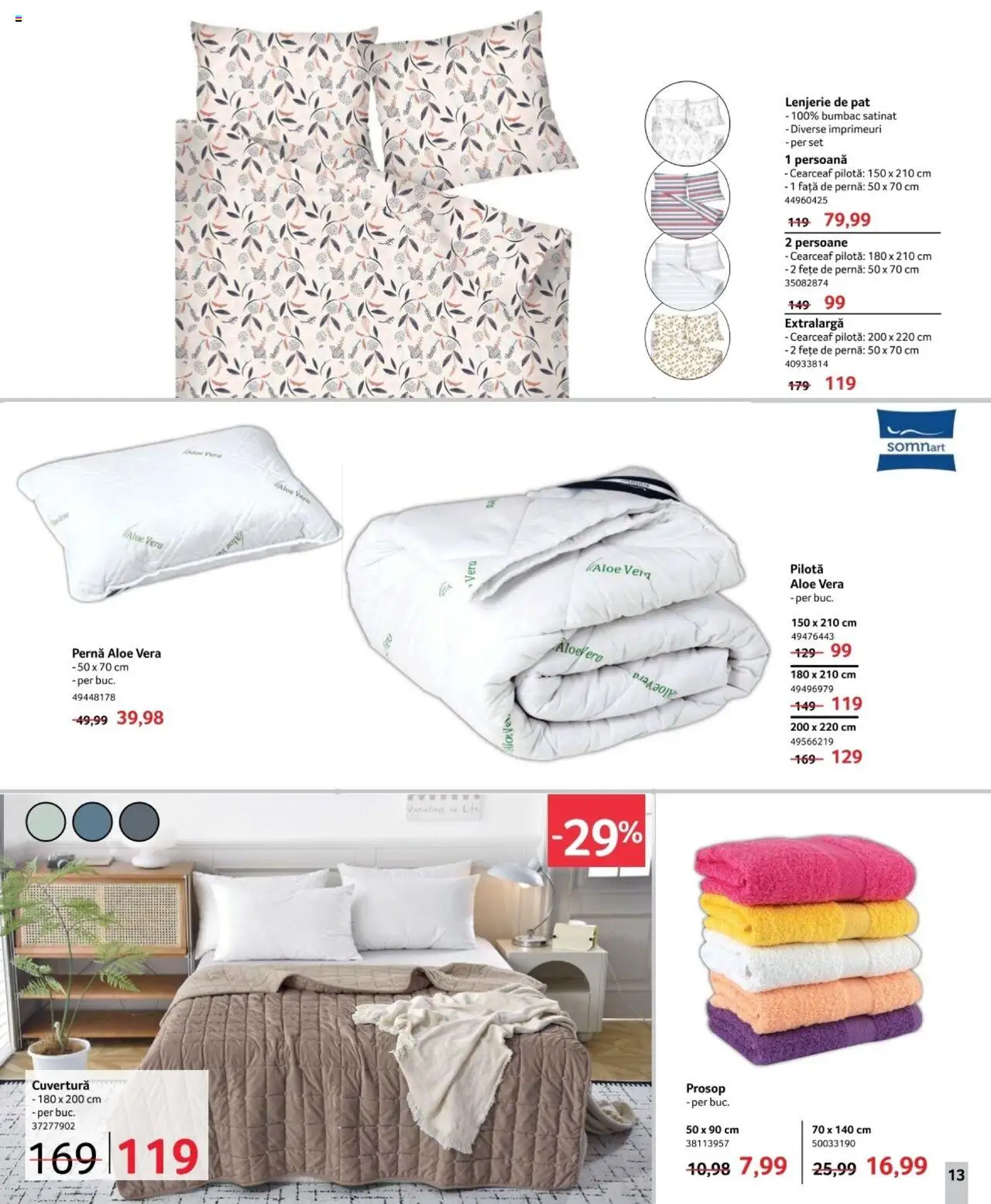Catalog Selgros 7 - 20 Februarie 2025 | Pagina 13 | Produse: Cuvertură, Pernă, Pilotă, Față de pernă