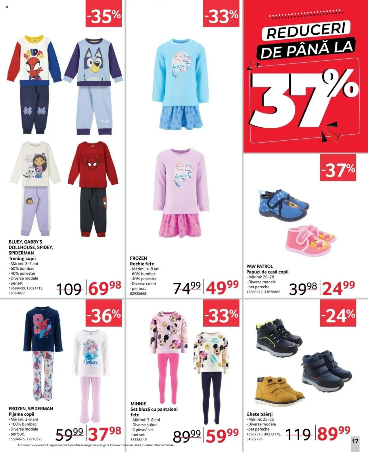 Catalog Selgros 7 - 20 Februarie 2025 | Pagina 17 | Produse: Rochie, Bluză, Pantaloni, Ghete