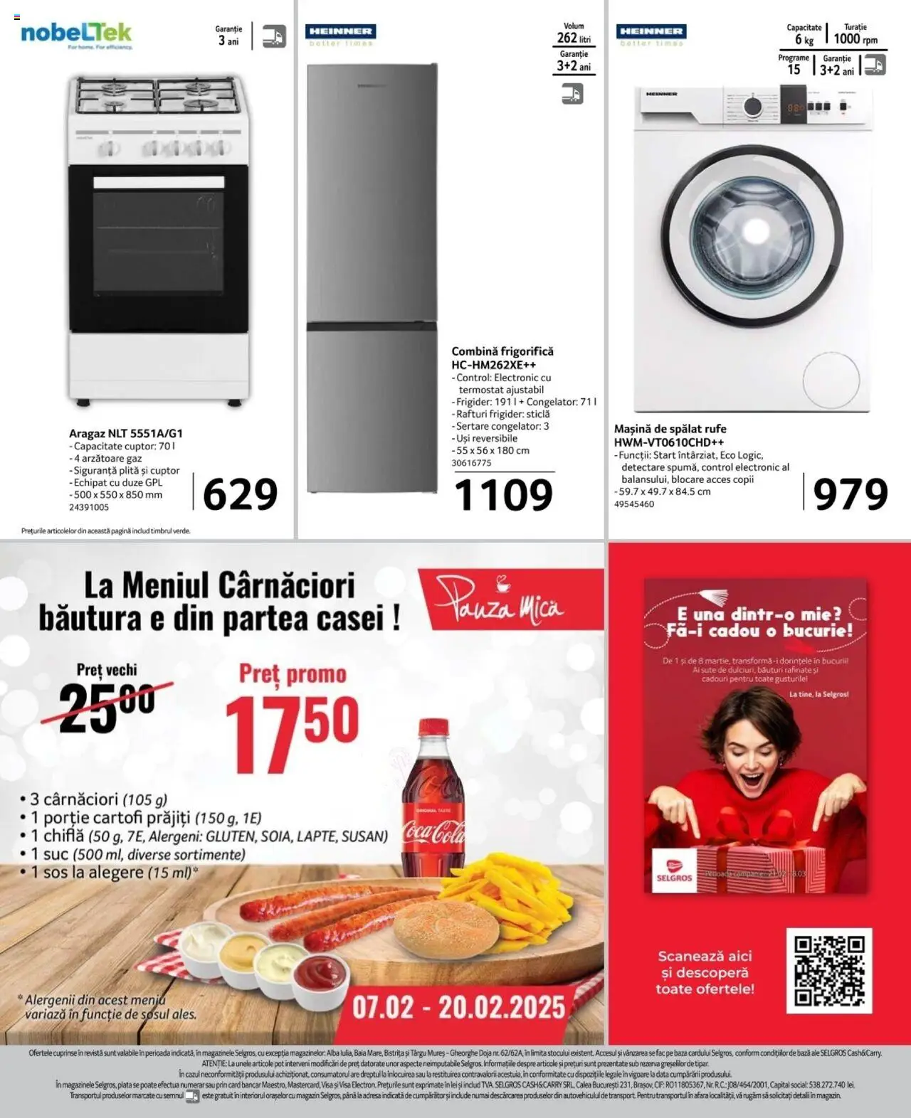 Catalog Selgros 7 - 20 Februarie 2025 | Pagina 18 | Produse: Plită, Aragaz, Cartofi, Sos
