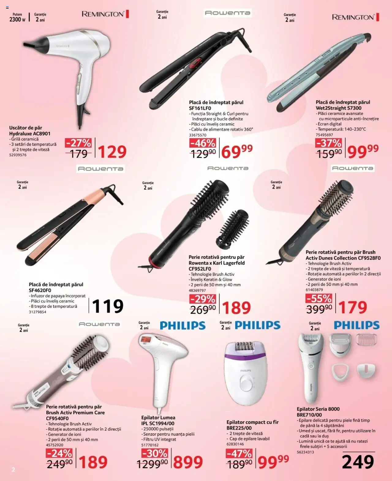 Catalog Selgros 7 - 20 Februarie 2025 | Pagina 2 | Produse: Perie rotativă, Uscător, Placă De Îndreptat Părul, Duș