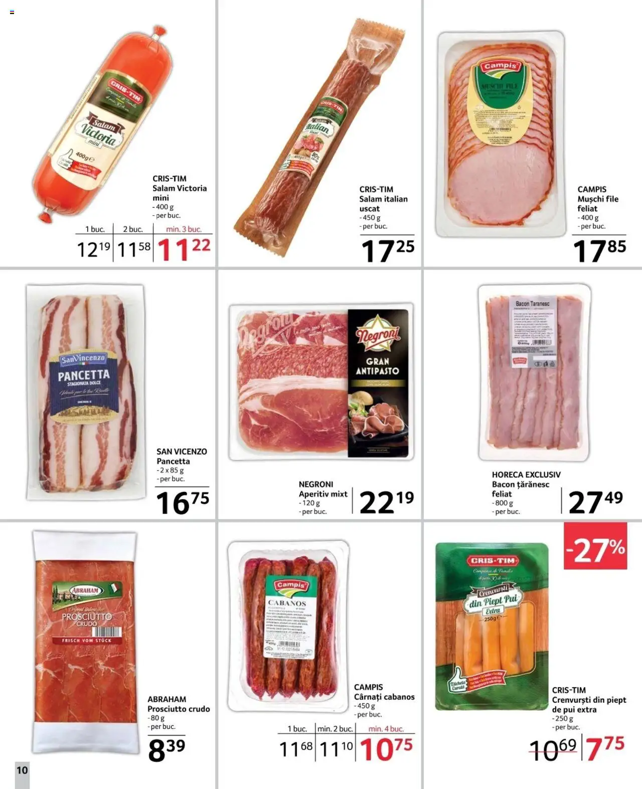 Catalog Selgros 7 - 20 Februarie 2025 | Pagina 10 | Produse: Crenvurști, Bacon, Salam, Cârnați