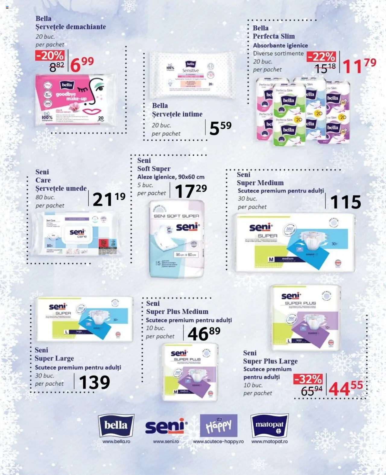 Catalog Selgros 7 - 20 Februarie 2025 | Pagina 32 | Produse: Șervețele umede, Absorbante, Scutece, Șervețele demachiante