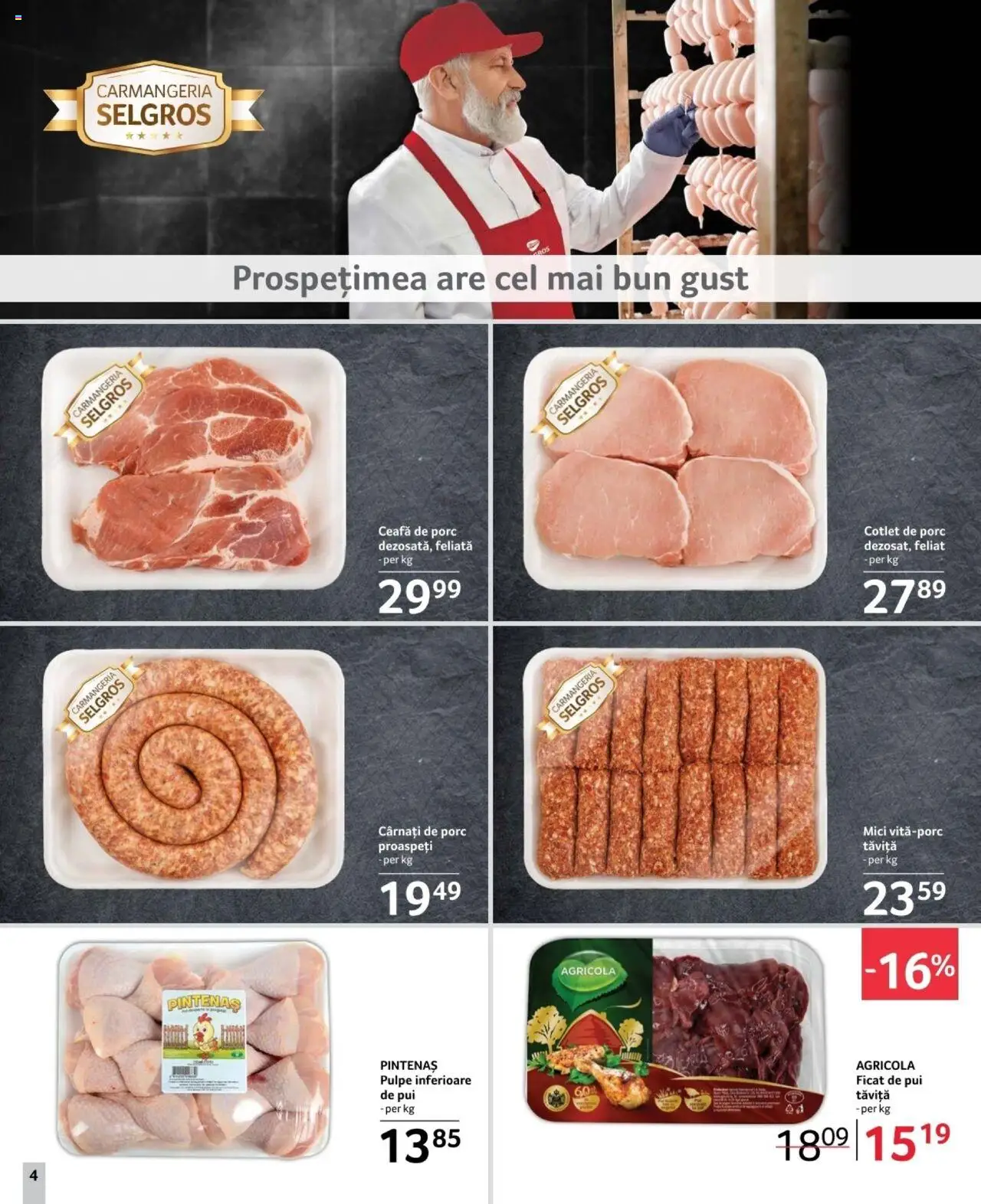Catalog Selgros 7 - 20 Februarie 2025 | Pagina 4 | Produse: Mici, Cârnați