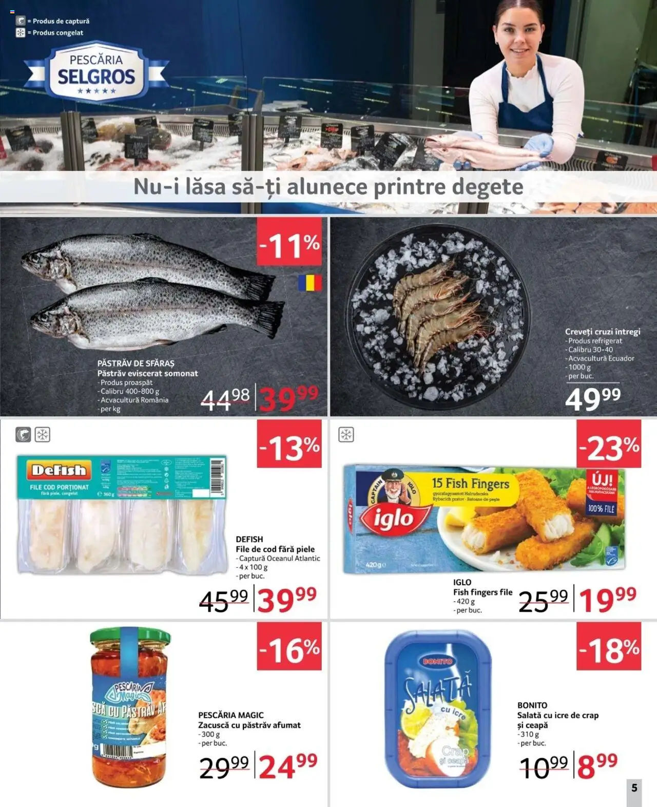 Catalog Selgros 7 - 20 Februarie 2025 | Pagina 5 | Produse: Salată cu icre, Salată, Zacuscă, Ceapă