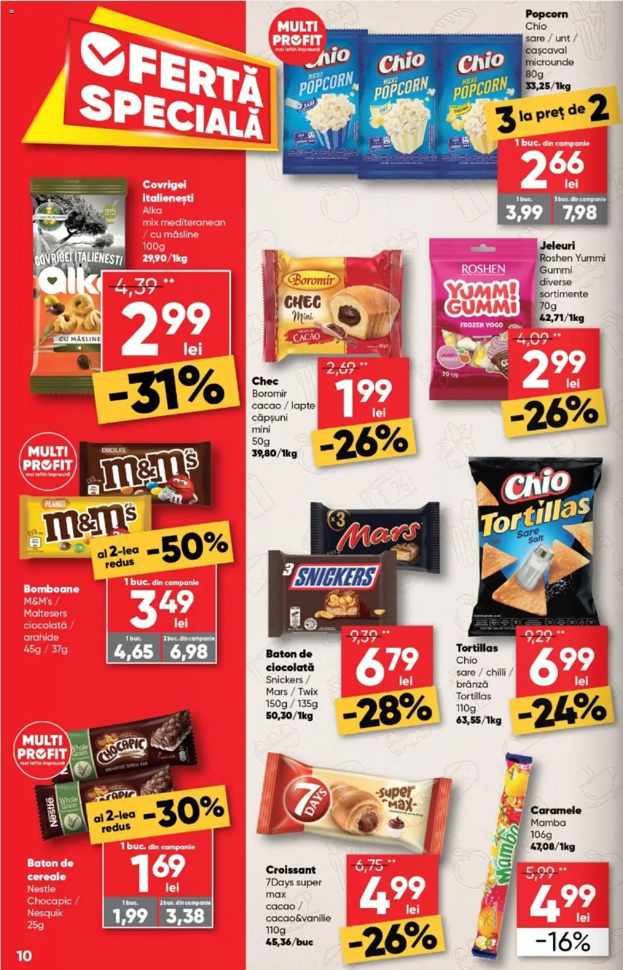 Catalog Profi 5 - 18 Februarie 2025 | Pagina 10 | Produse: Arahide, Lapte, Bomboane, Sare