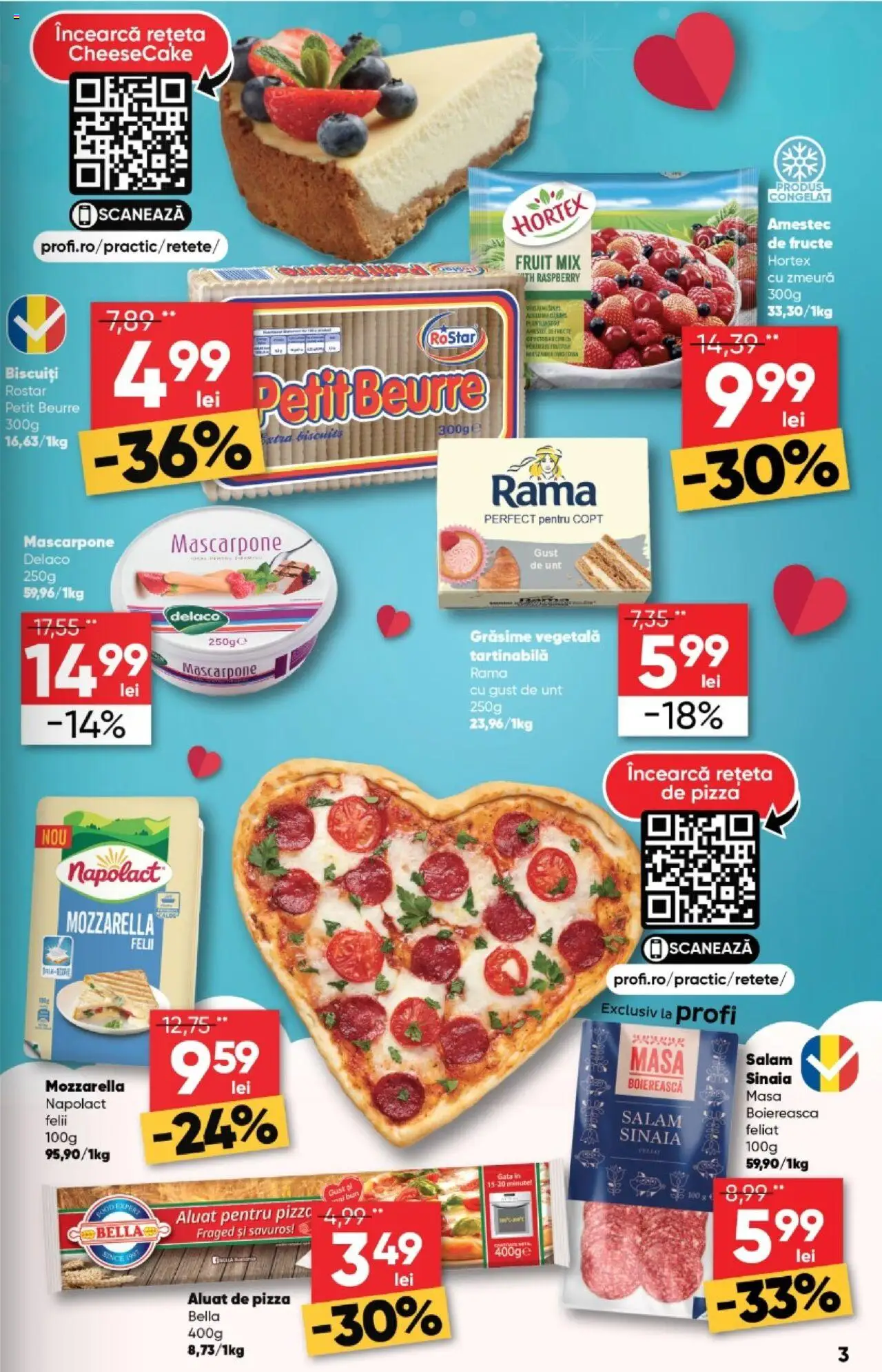 Catalog Profi 5 - 18 Februarie 2025 | Pagina 3 | Produse: Zmeură, Unt, Pizza, Fructe