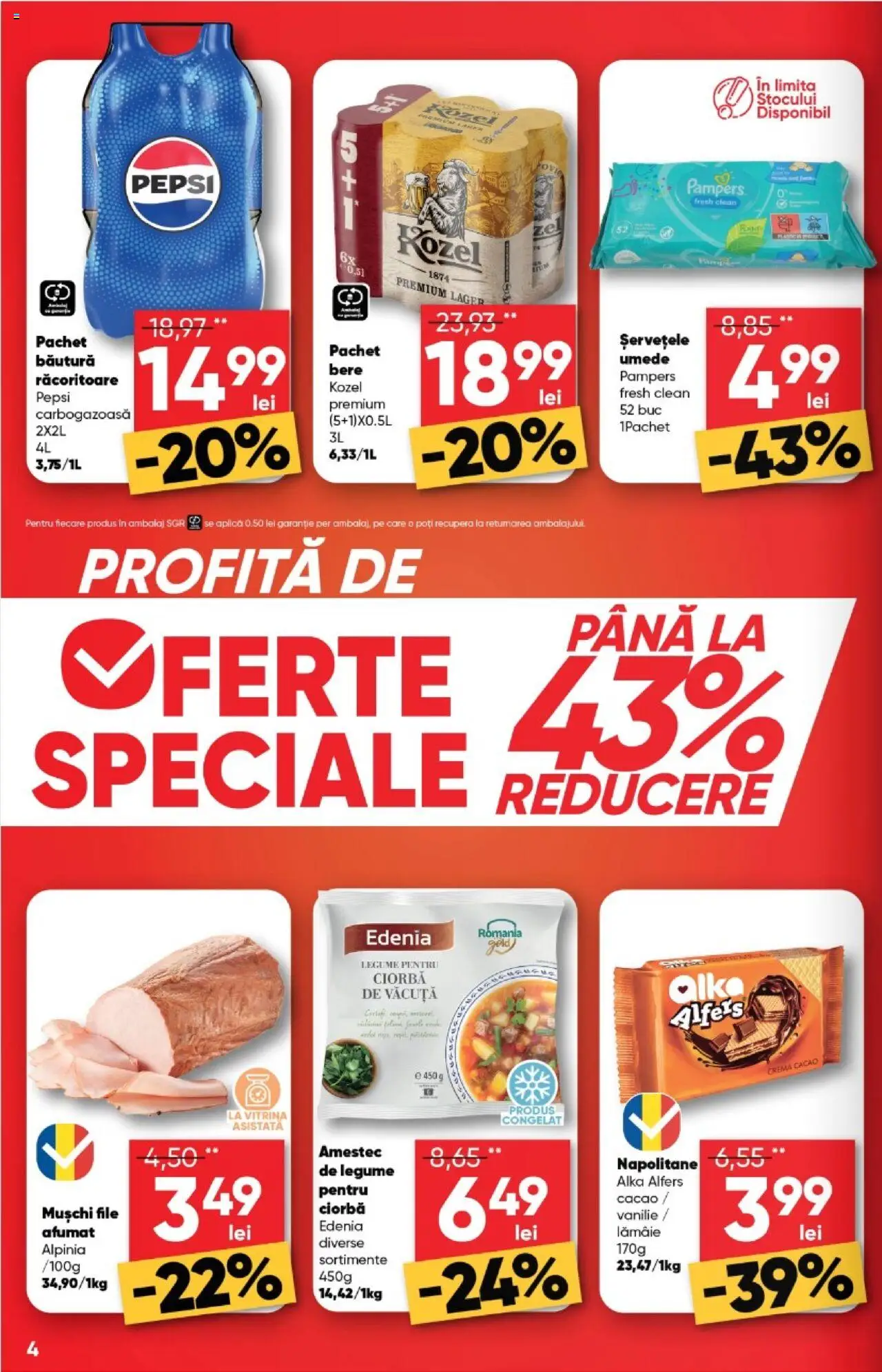 Catalog Profi 5 - 18 Februarie 2025 | Pagina 4 | Produse: Napolitane, Cremă, Bere, Cacao