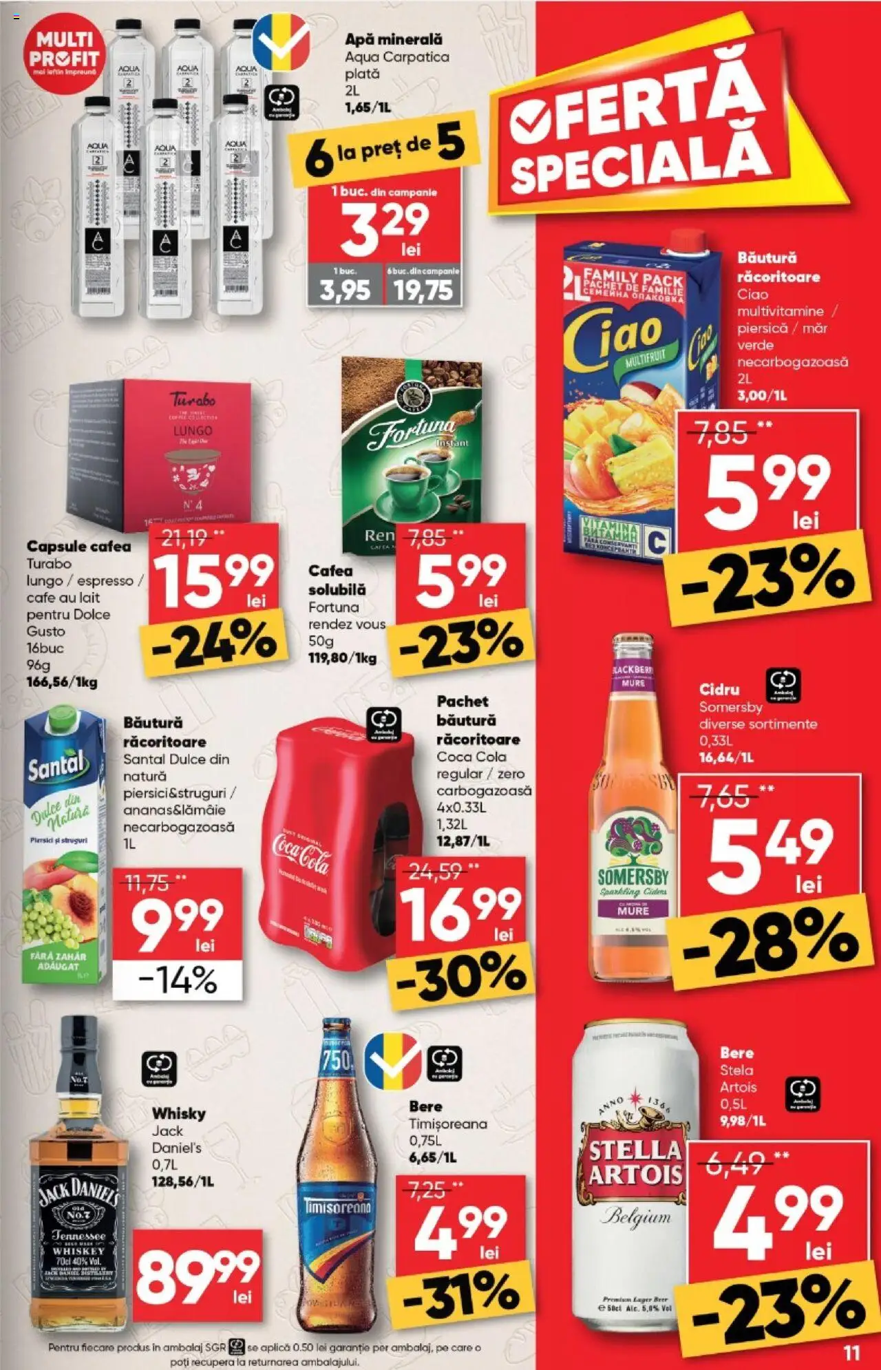 Catalog Profi 5 - 18 Februarie 2025 | Pagina 11 | Produse: Piersică, Cafea, Whiskey, Apă