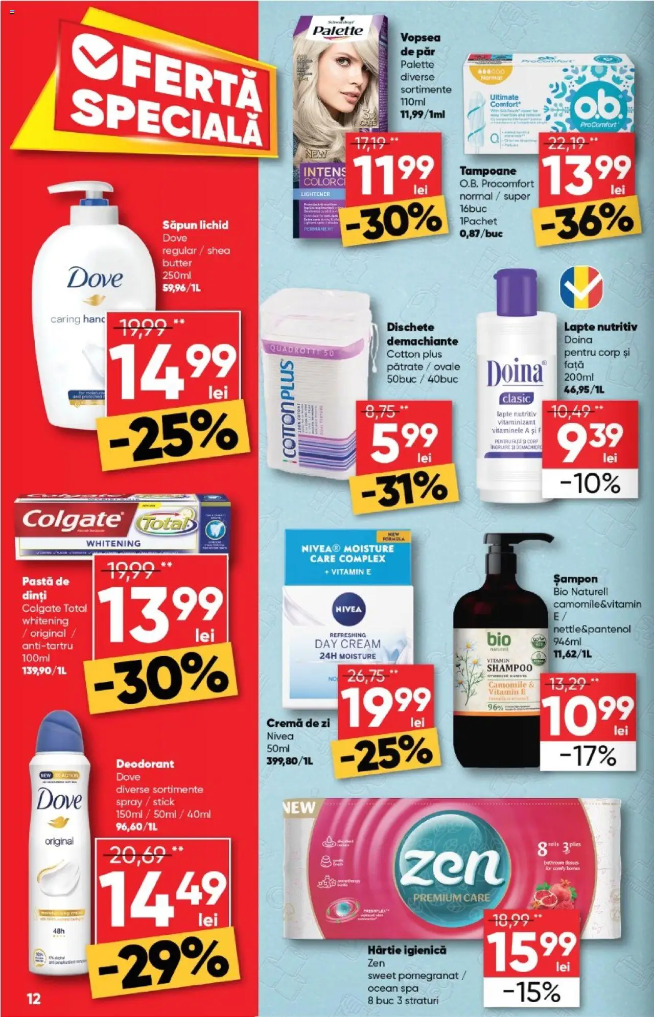 Catalog Profi 5 - 18 Februarie 2025 | Pagina 12 | Produse: Cremă de zi, Vopsea, Șampon, Deodorant