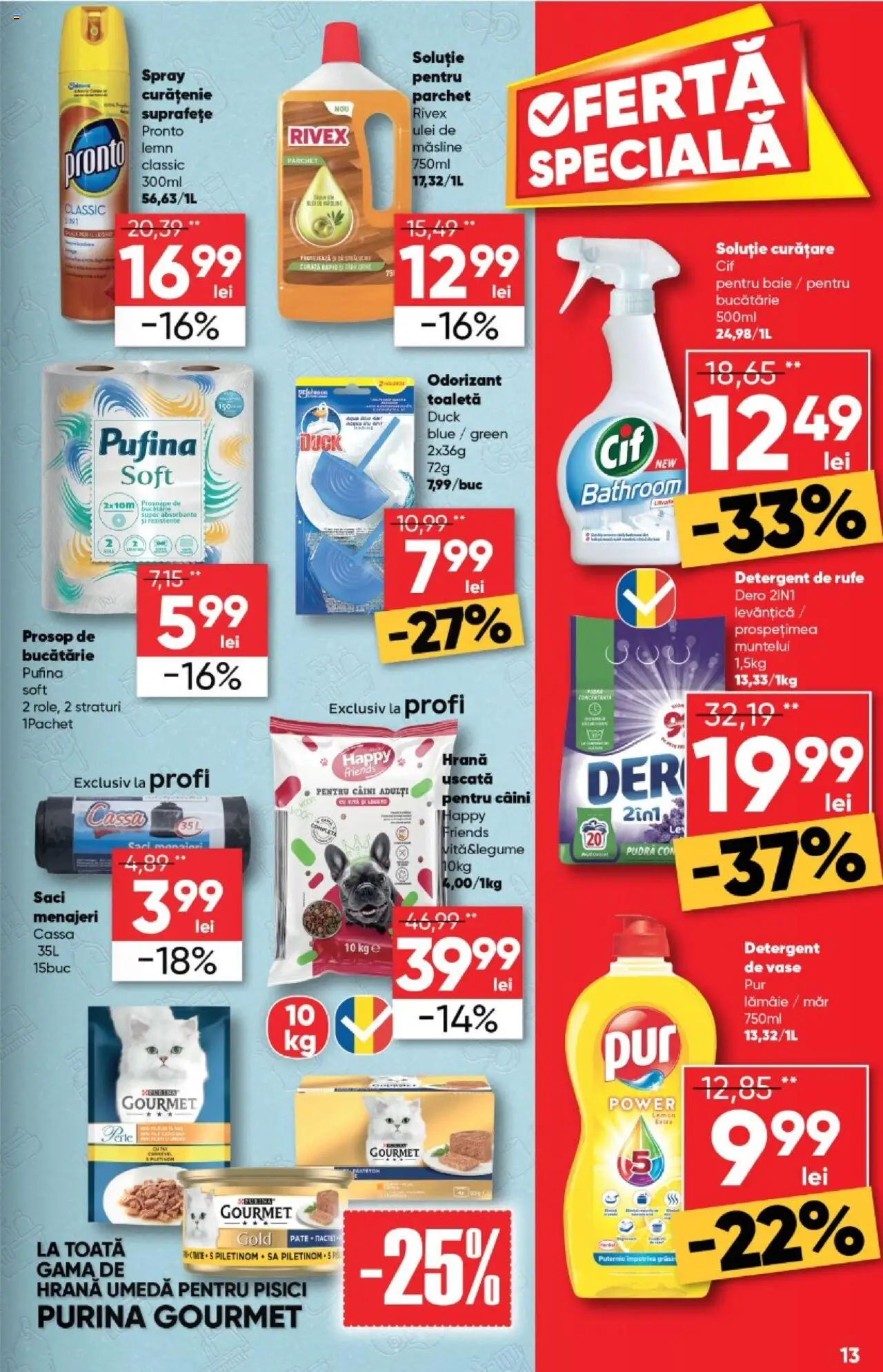 Catalog Profi 5 - 18 Februarie 2025 | Pagina 13 | Produse: Saci menajeri, Bucătărie, Detergent, Lămâie
