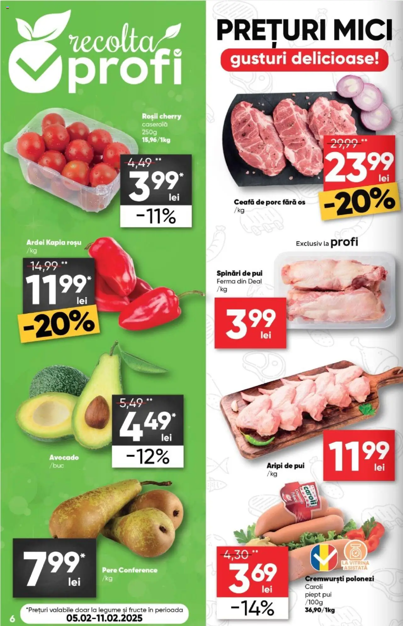 Catalog Profi 5 - 18 Februarie 2025 | Pagina 6 | Produse: Vitrină, Mici, Roșii, Legume