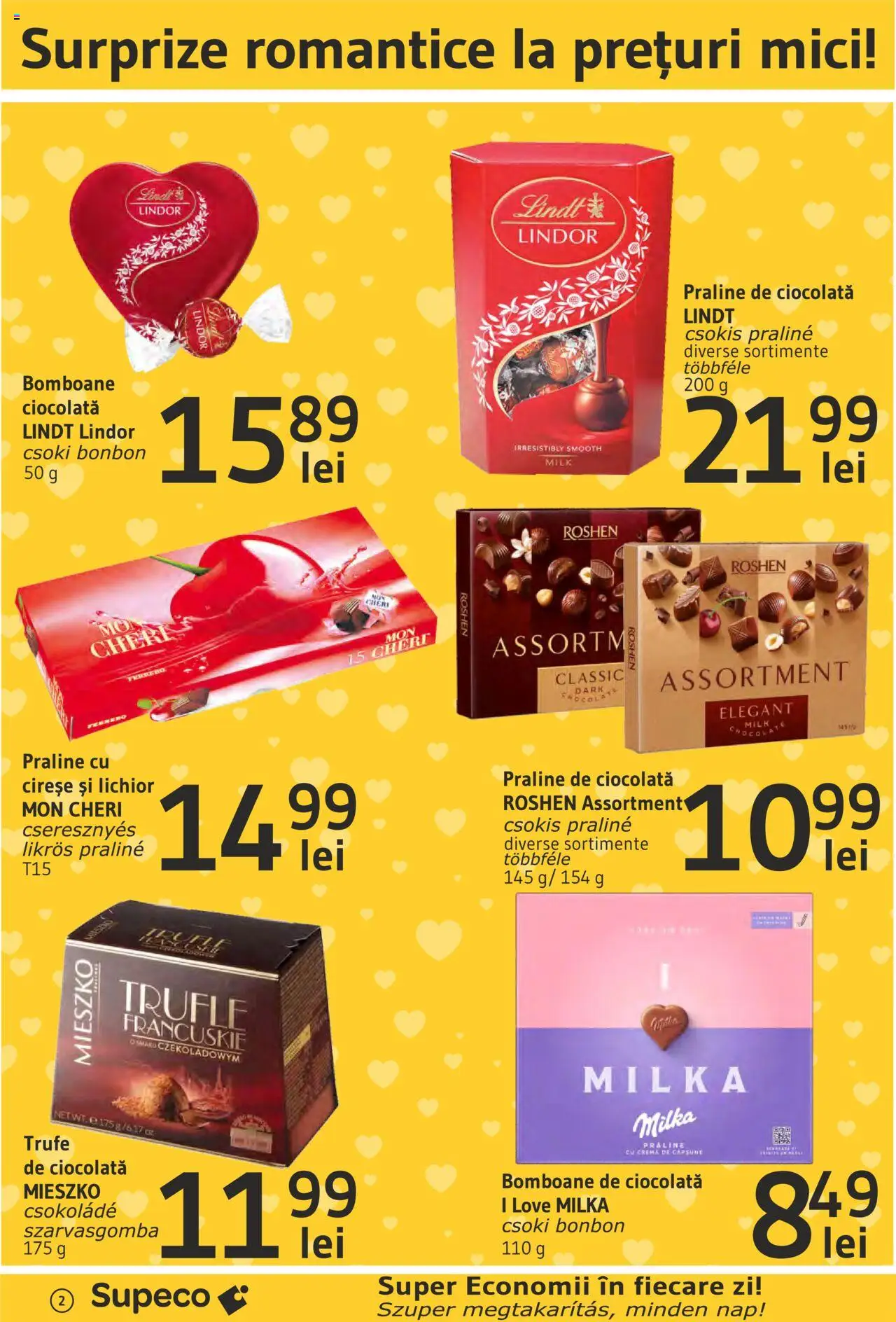 Catalog Supeco 6 - 19 Februarie 2025 | Pagina 2 | Produse: Praline, Ciocolată, Bomboane, Cireșe