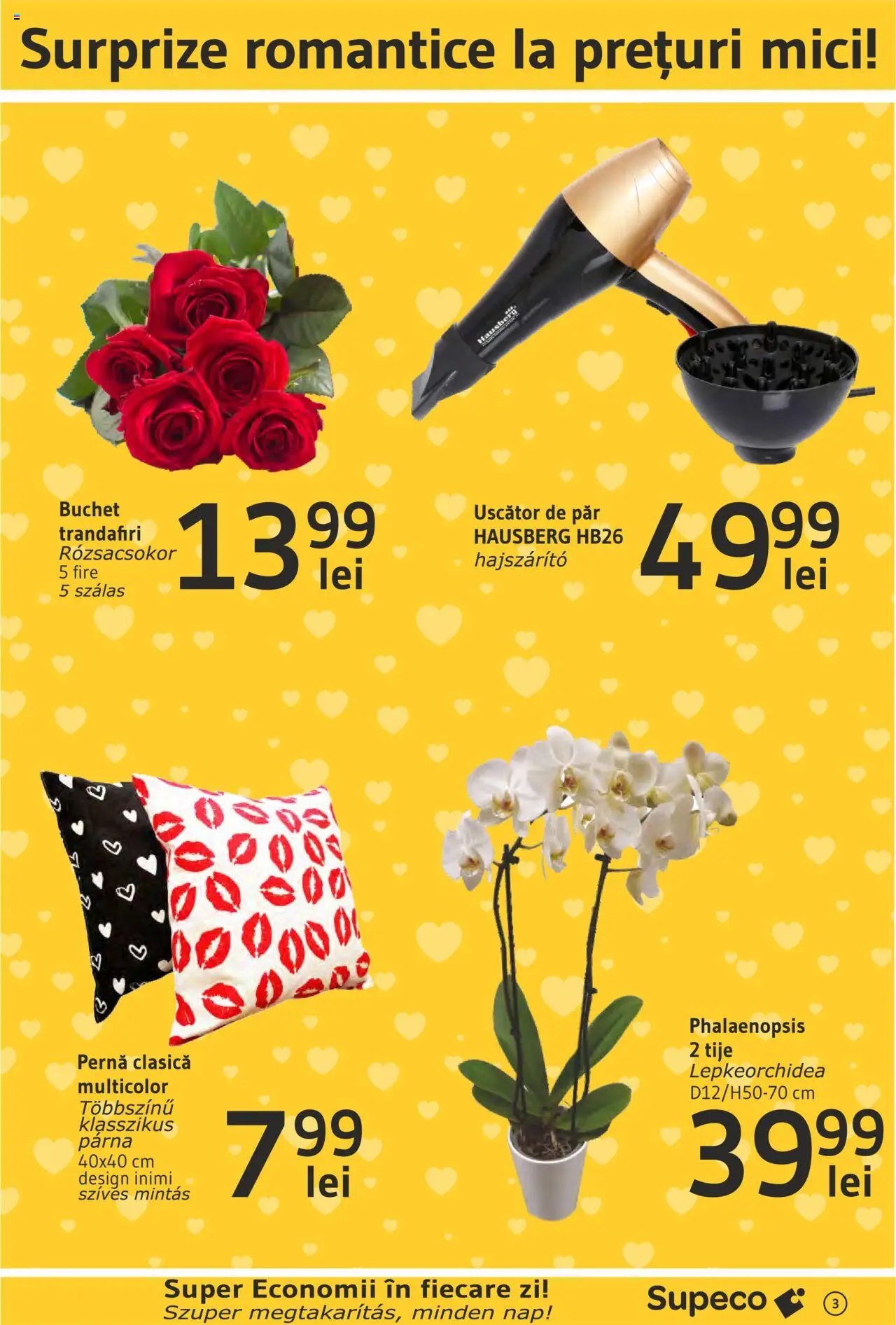 Catalog Supeco 6 - 19 Februarie 2025 | Pagina 3 | Produse: Uscător, Uscător De Păr, Pernă, Mici