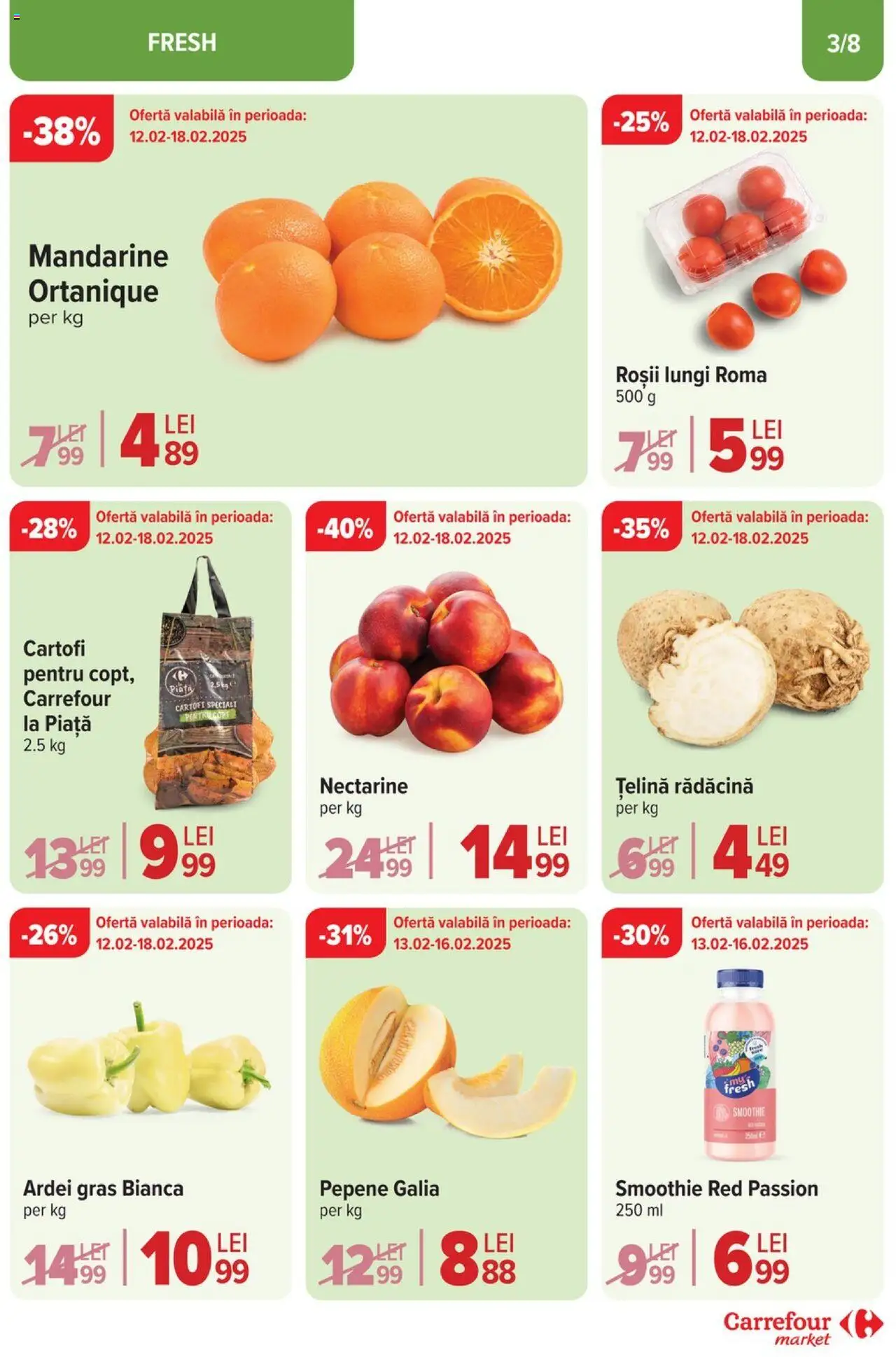 Catalog Carrefour 12 - 18 Februarie 2025 | Pagina 3 | Produse: Temizlik kovası, Țelină, Roșii, Smoothie