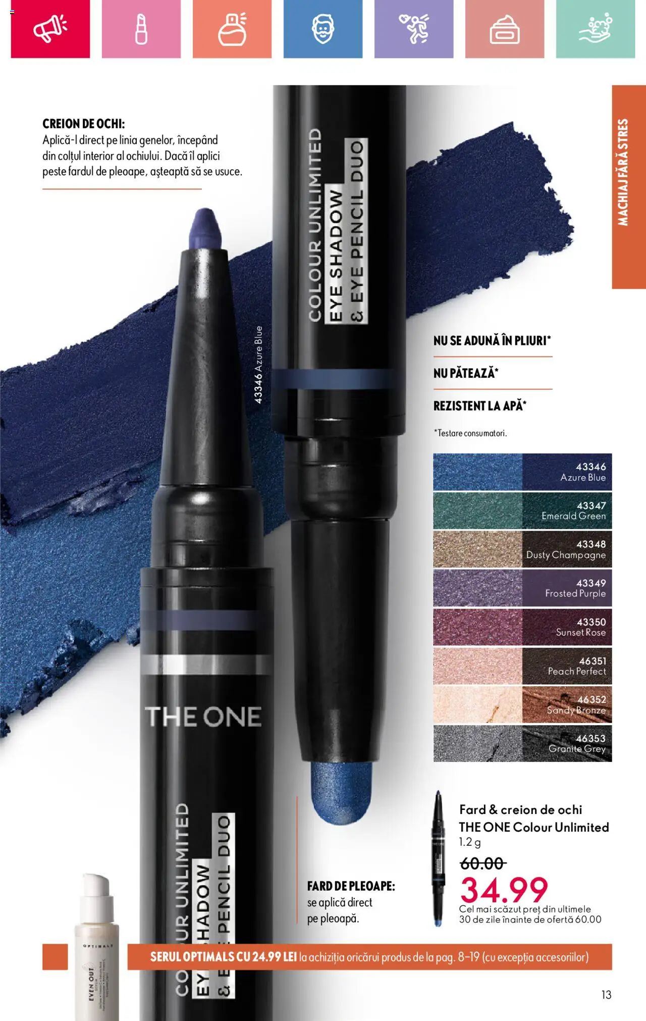 Catalog Oriflame 2 - 22 Martie 2025 | Pagina 13 | Produse: Machiaj, Fard de pleoape, Creion de ochi, Pește
