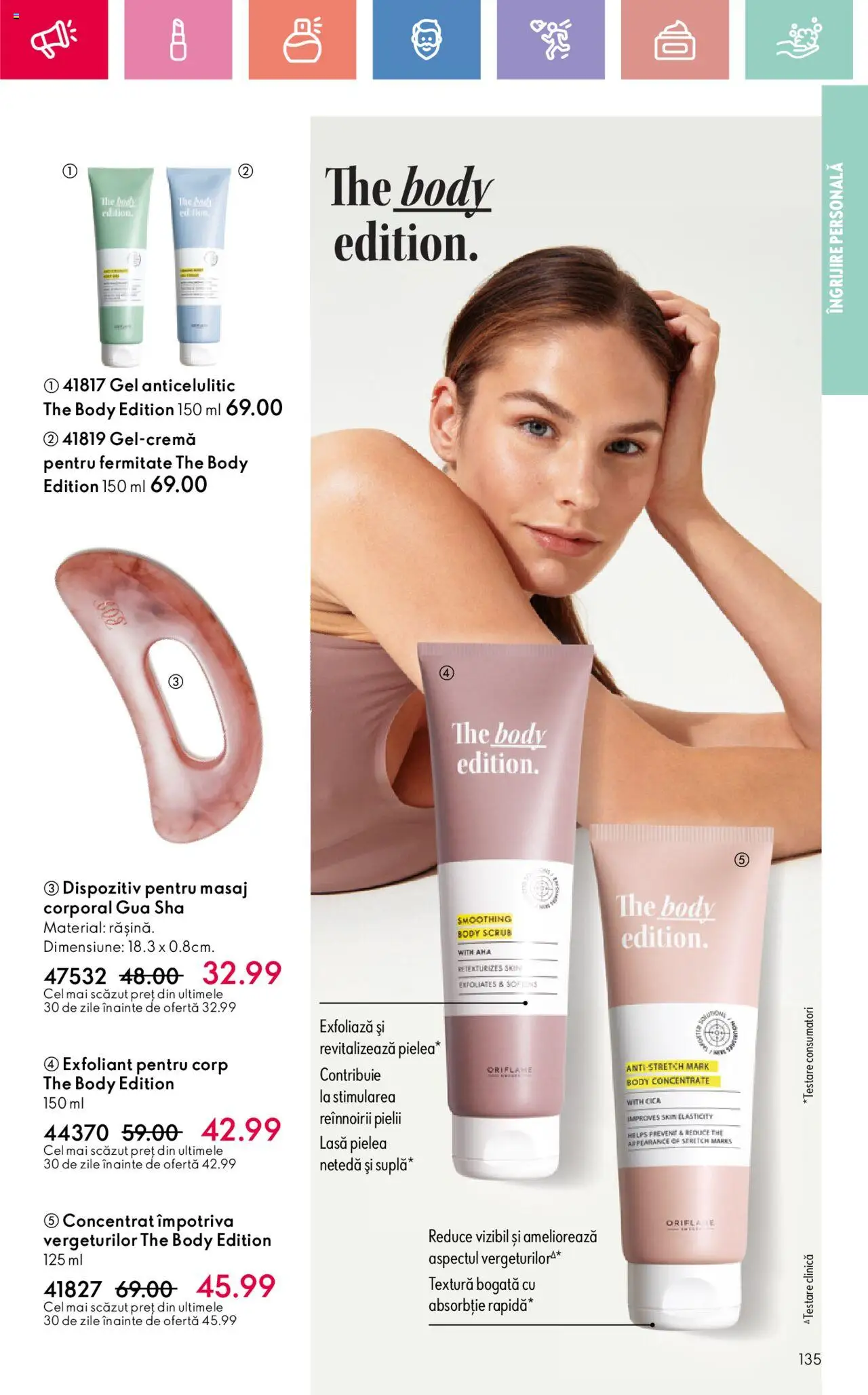 Catalog Oriflame 2 - 22 Martie 2025 | Pagina 135 | Produse: Exfoliant, Scrub, Body