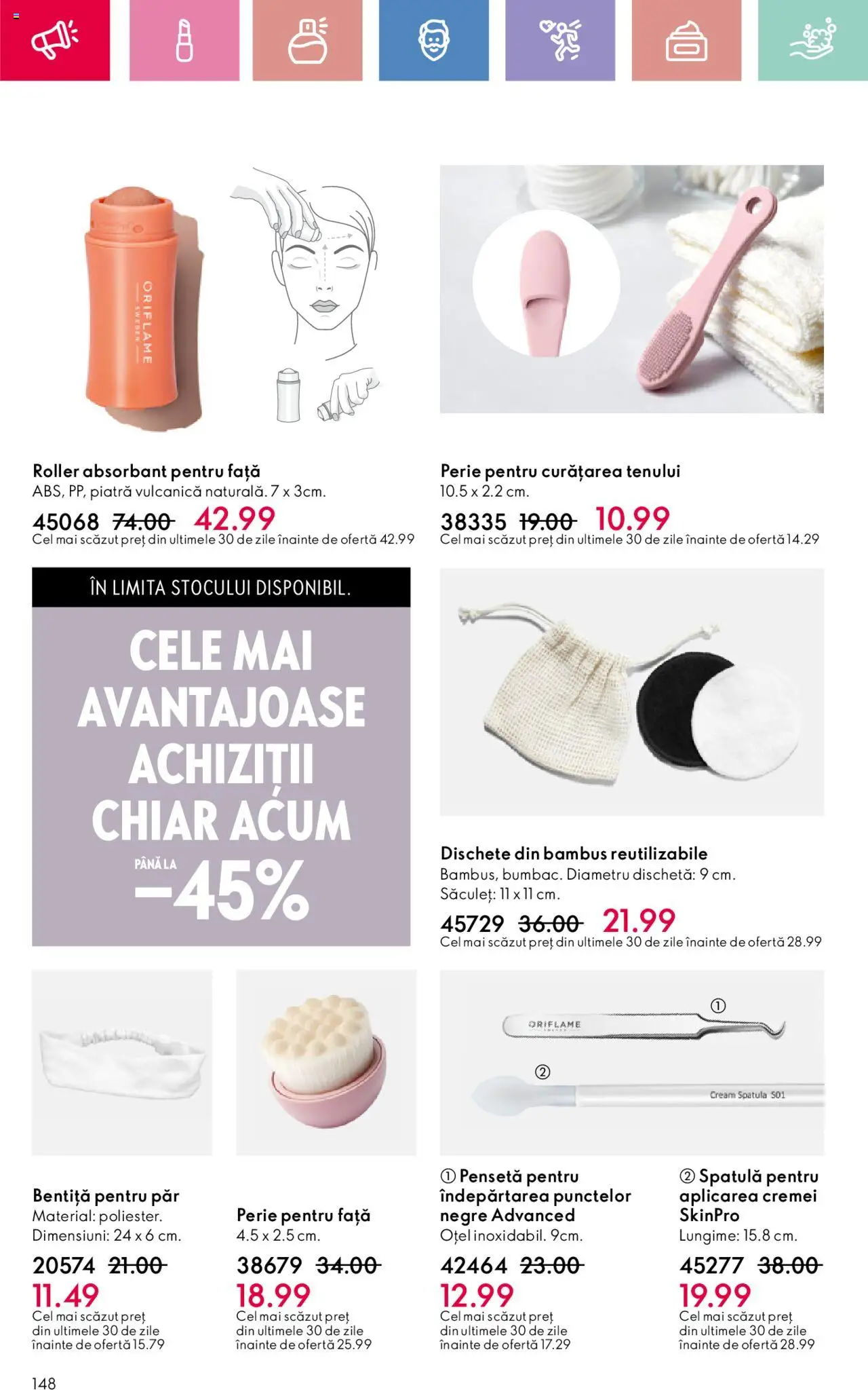 Catalog Oriflame 2 - 22 Martie 2025 | Pagina 148 | Produse: Pensetă, Perie