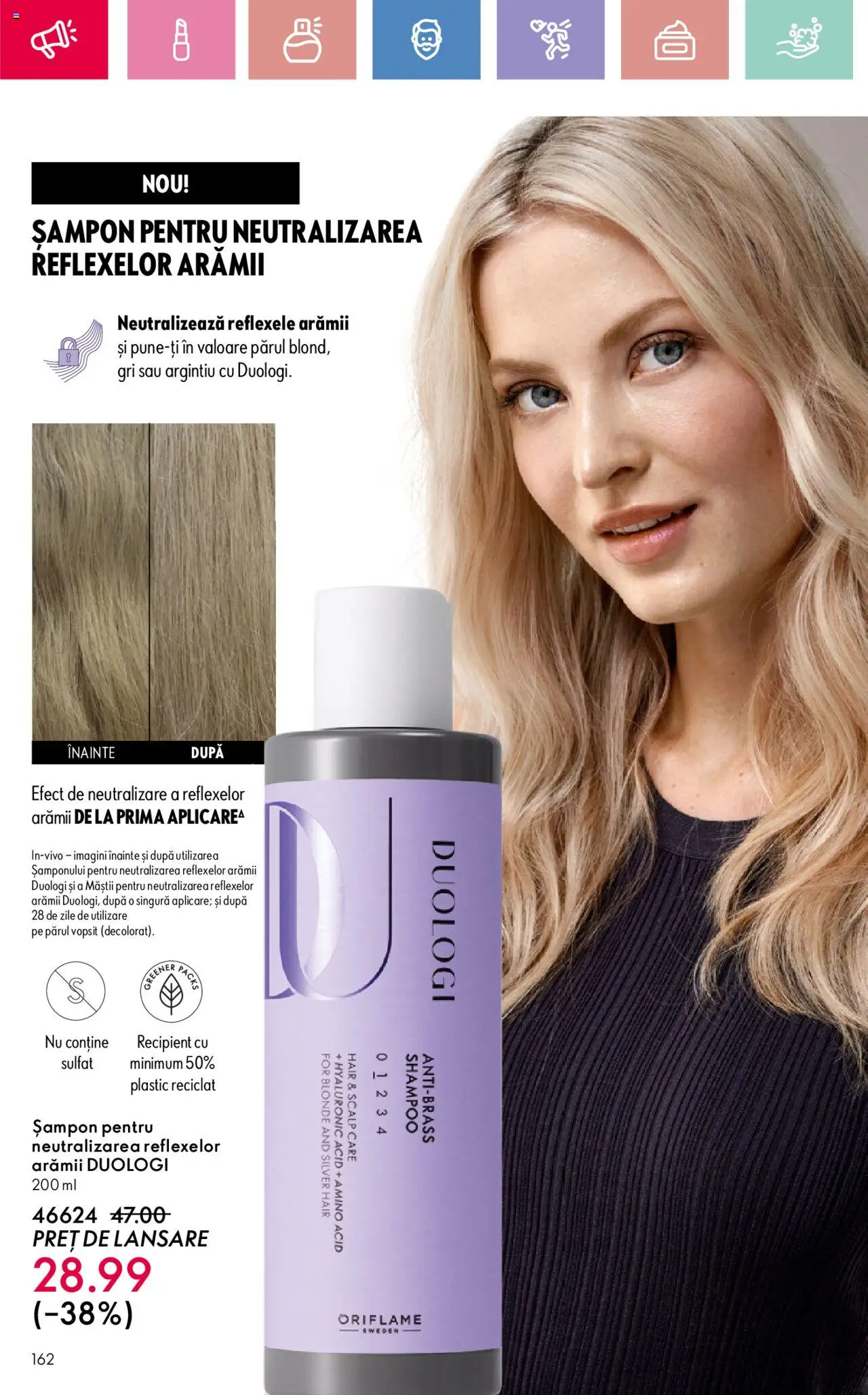Catalog Oriflame 2 - 22 Martie 2025 | Pagina 162 | Produse: Șampon