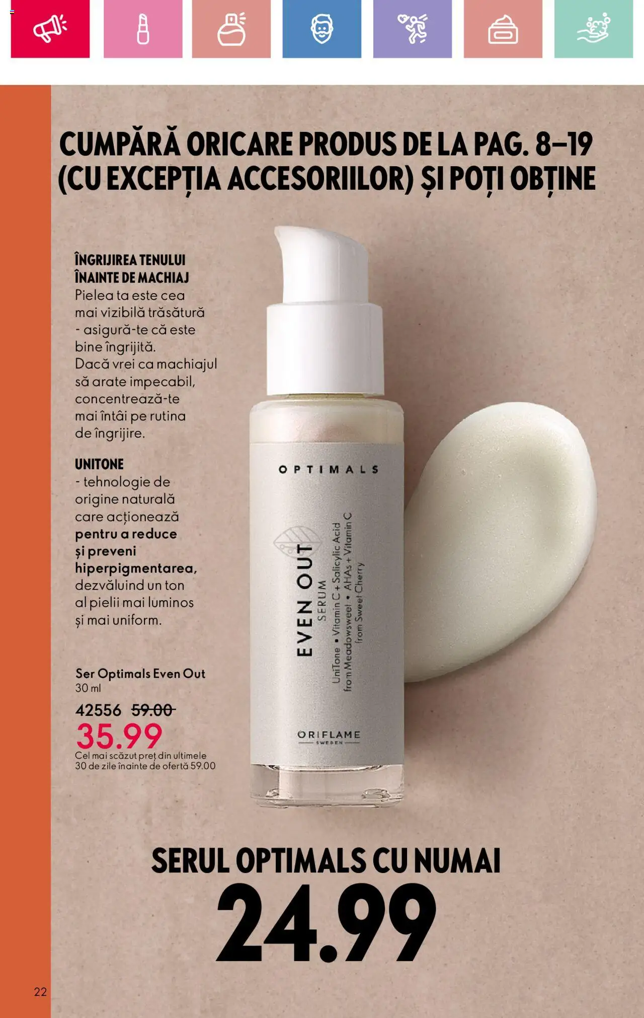 Catalog Oriflame 2 - 22 Martie 2025 | Pagina 22 | Produse: Serum, Machiaj