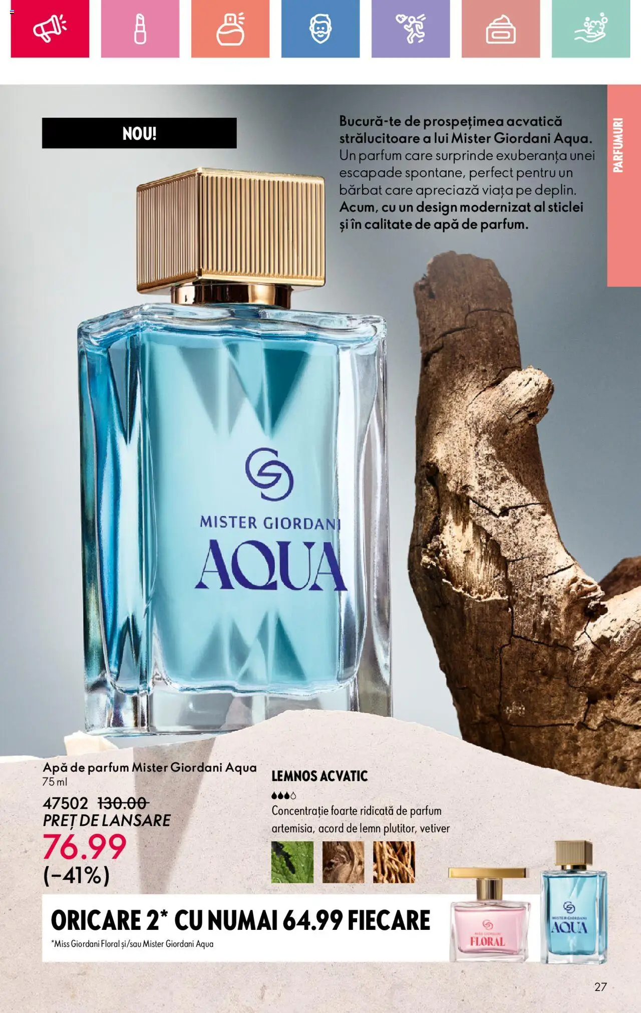 Catalog Oriflame 2 - 22 Martie 2025 | Pagina 27 | Produse: Apă de parfum, Parfum, Apă
