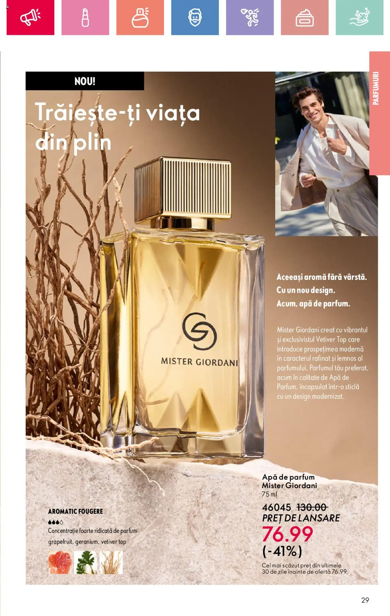 Catalog Oriflame 2 - 22 Martie 2025 | Pagina 29 | Produse: Apă de parfum, Top, Parfum, Apă