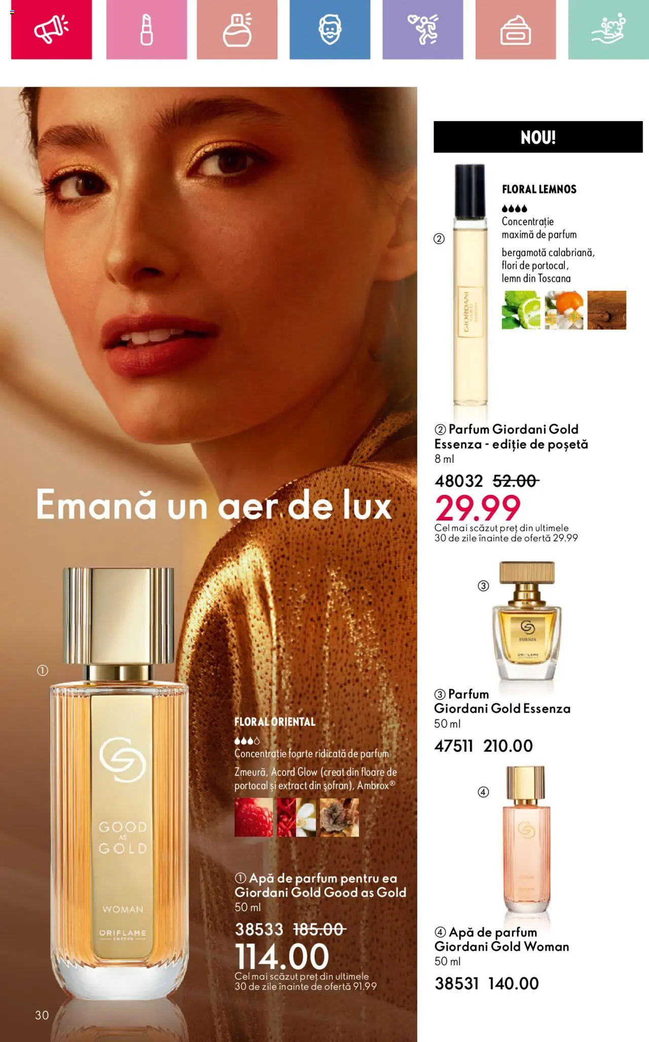 Catalog Oriflame 2 - 22 Martie 2025 | Pagina 30 | Produse: Apă de parfum, Parfum, Apă