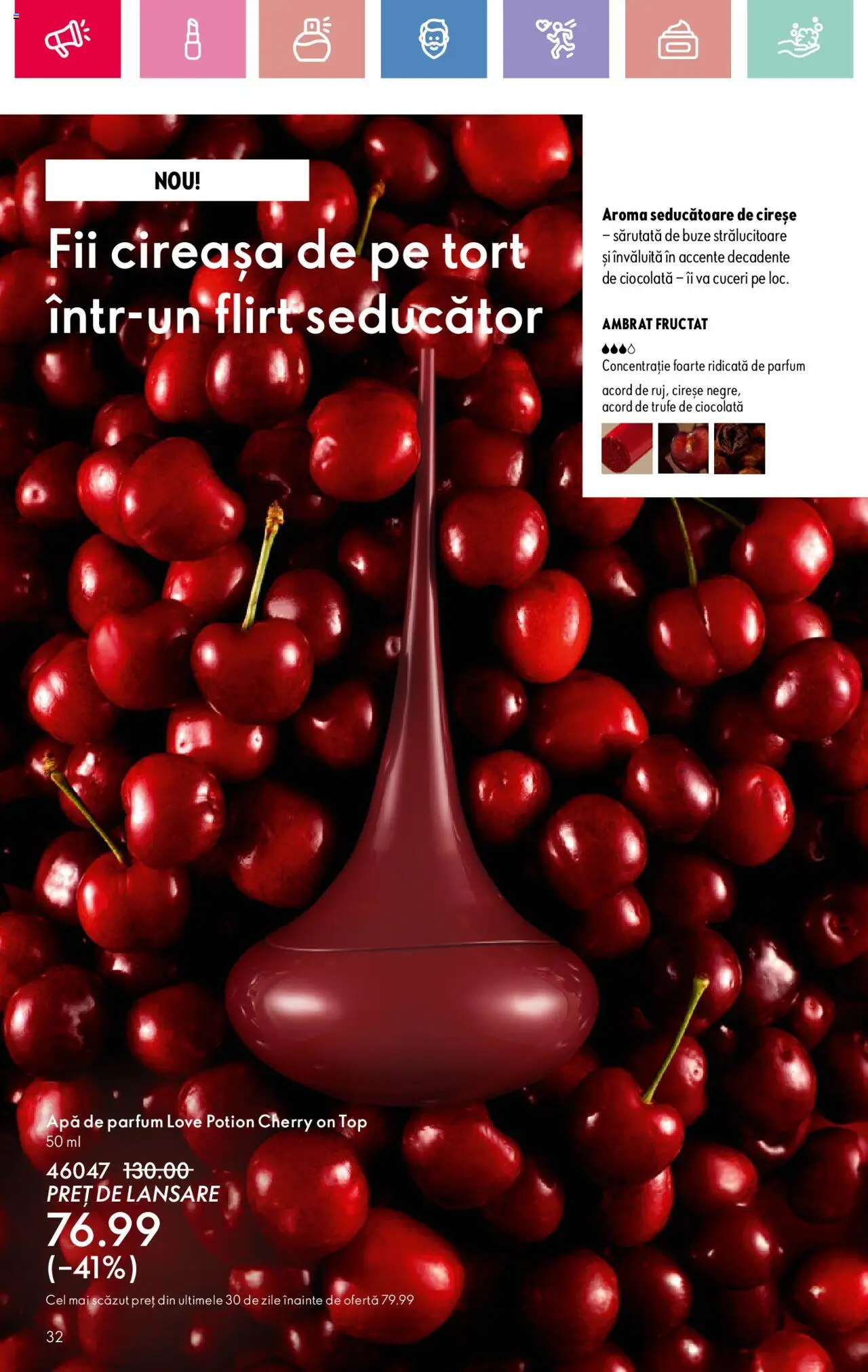 Catalog Oriflame 2 - 22 Martie 2025 | Pagina 32 | Produse: Top, Parfum, Tort, Ciocolată