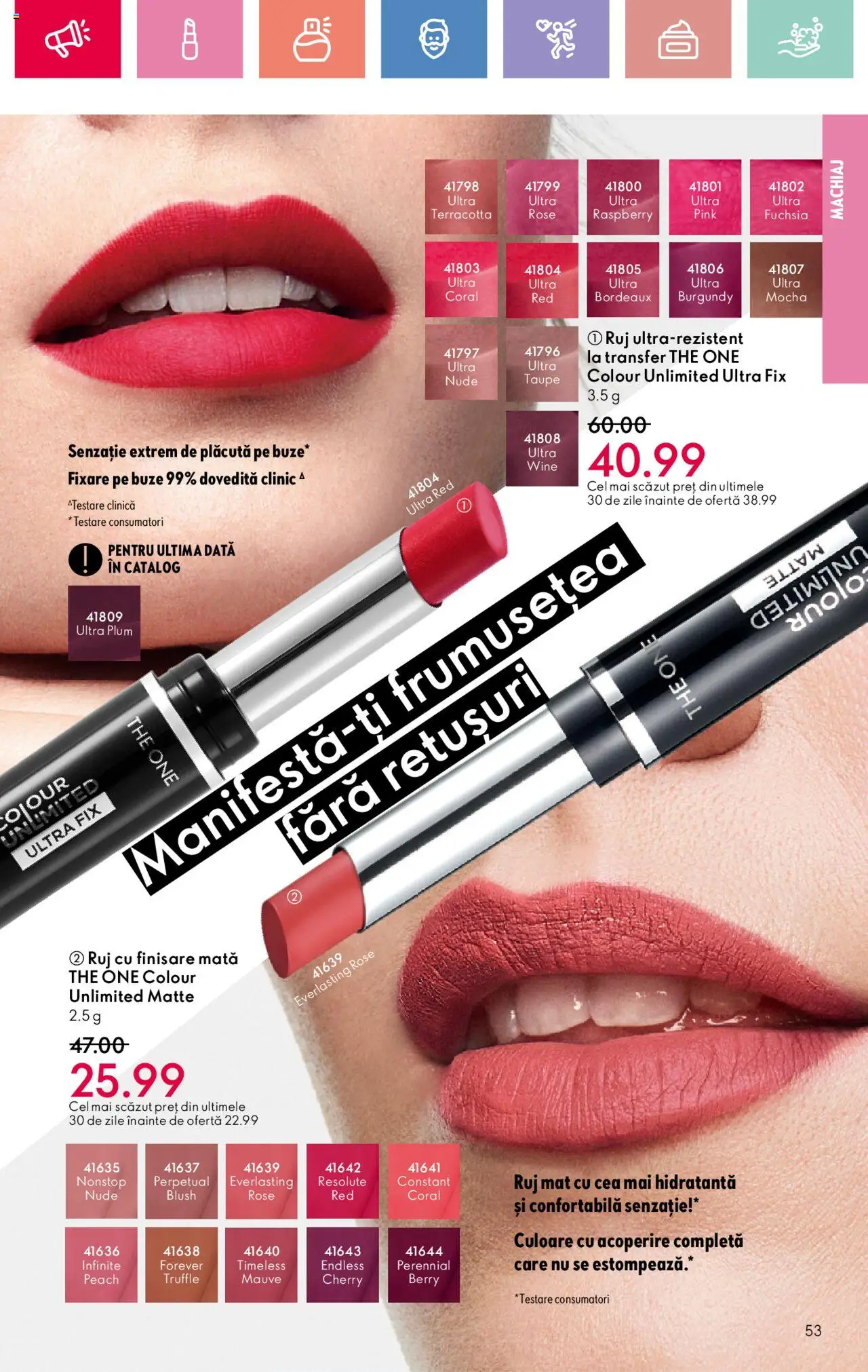 Catalog Oriflame 2 - 22 Martie 2025 | Pagina 53 | Produse: Machiaj, Blush, Ruj