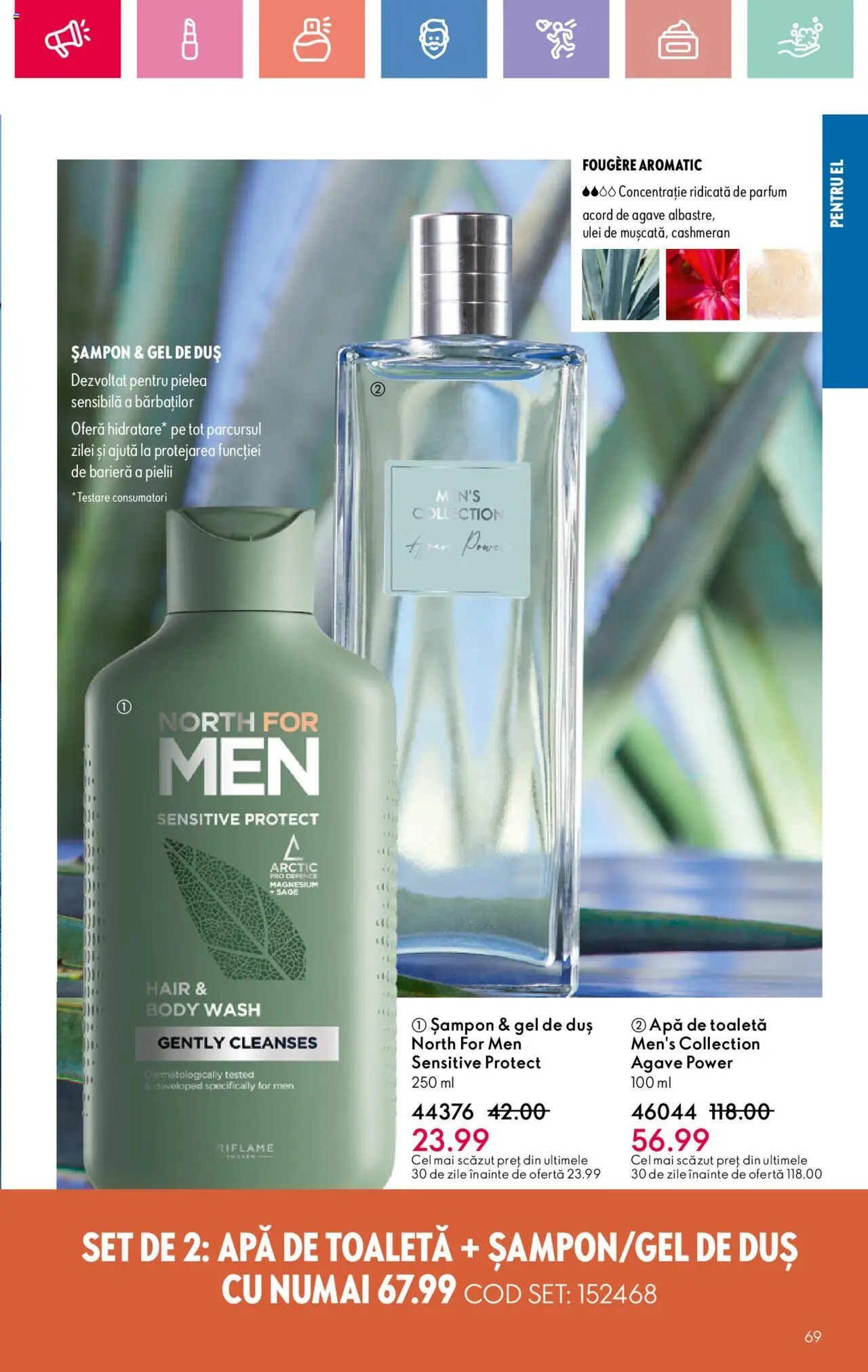 Catalog Oriflame 2 - 22 Martie 2025 | Pagina 69 | Produse: Toaletă, Parfum, Șampon, Ulei