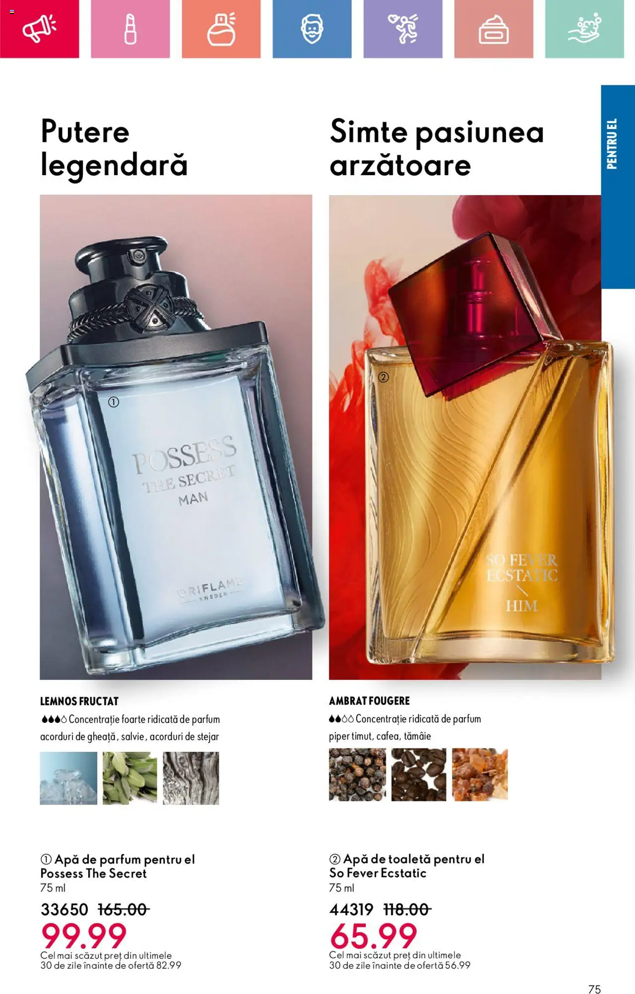 Catalog Oriflame 2 - 22 Martie 2025 | Pagina 75 | Produse: Apă de parfum, Parfum, Apă de toaletă, Piper