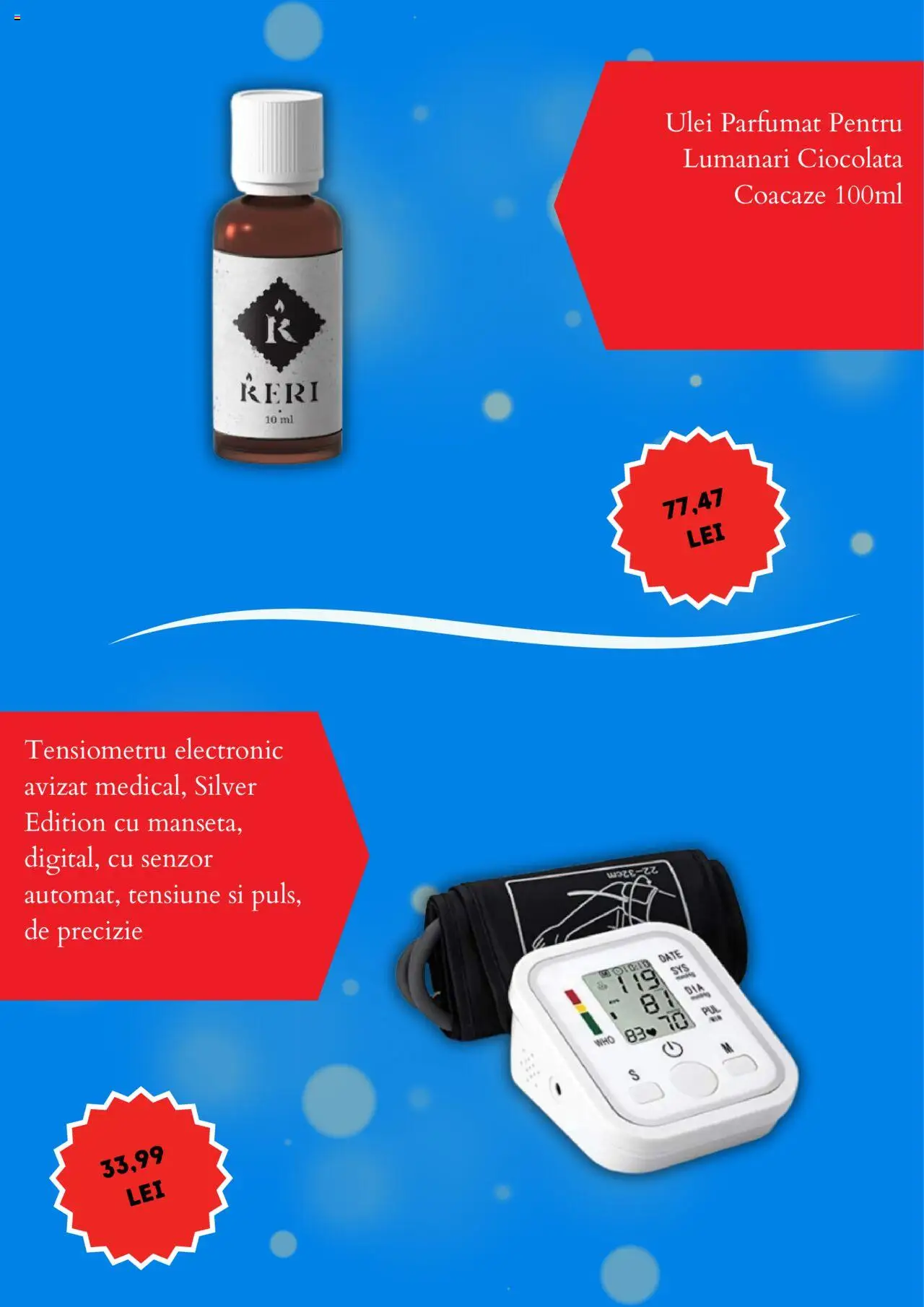 Catalog eMag 4 - 17 Februarie 2025 | Pagina 3 | Produse: Tensiometru, Ulei parfumat, Ulei, Ciocolată