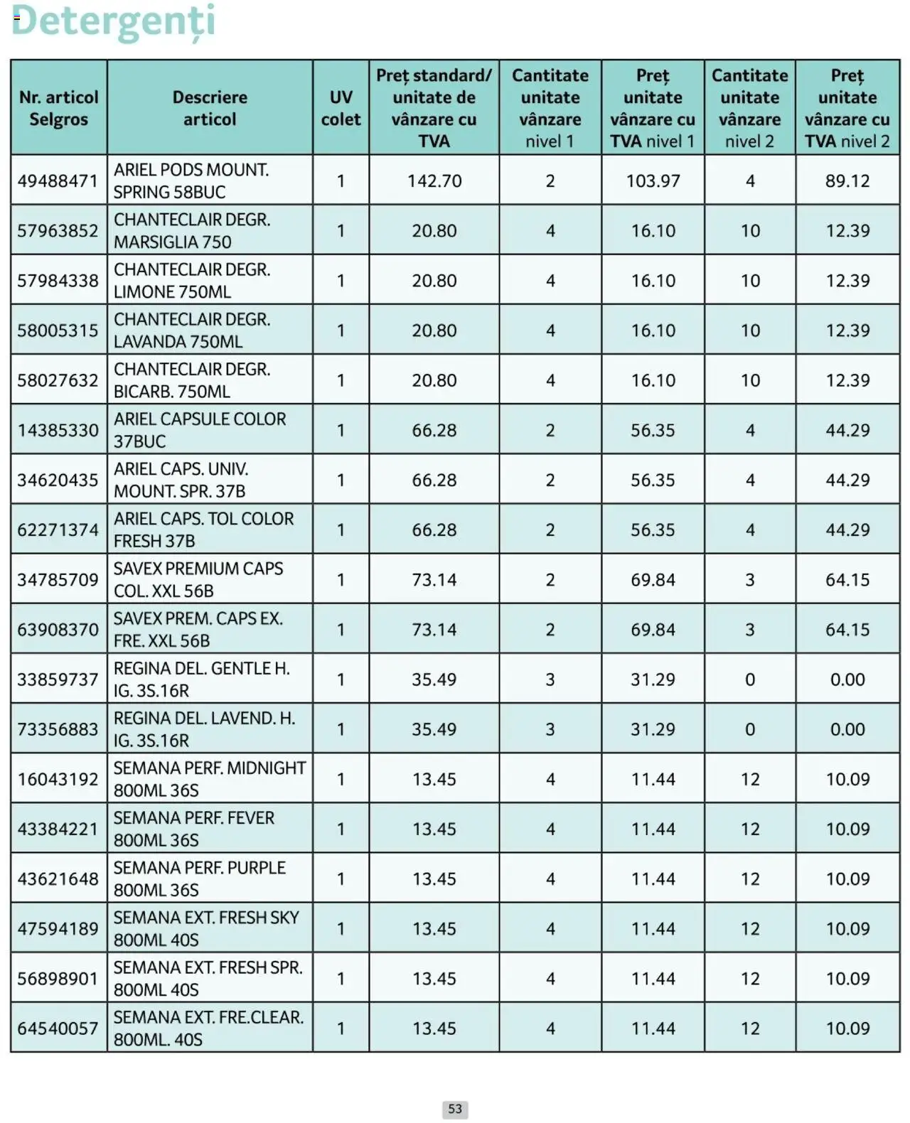 Catalog Selgros 1 - 28 Februarie 2025 | Pagina 53