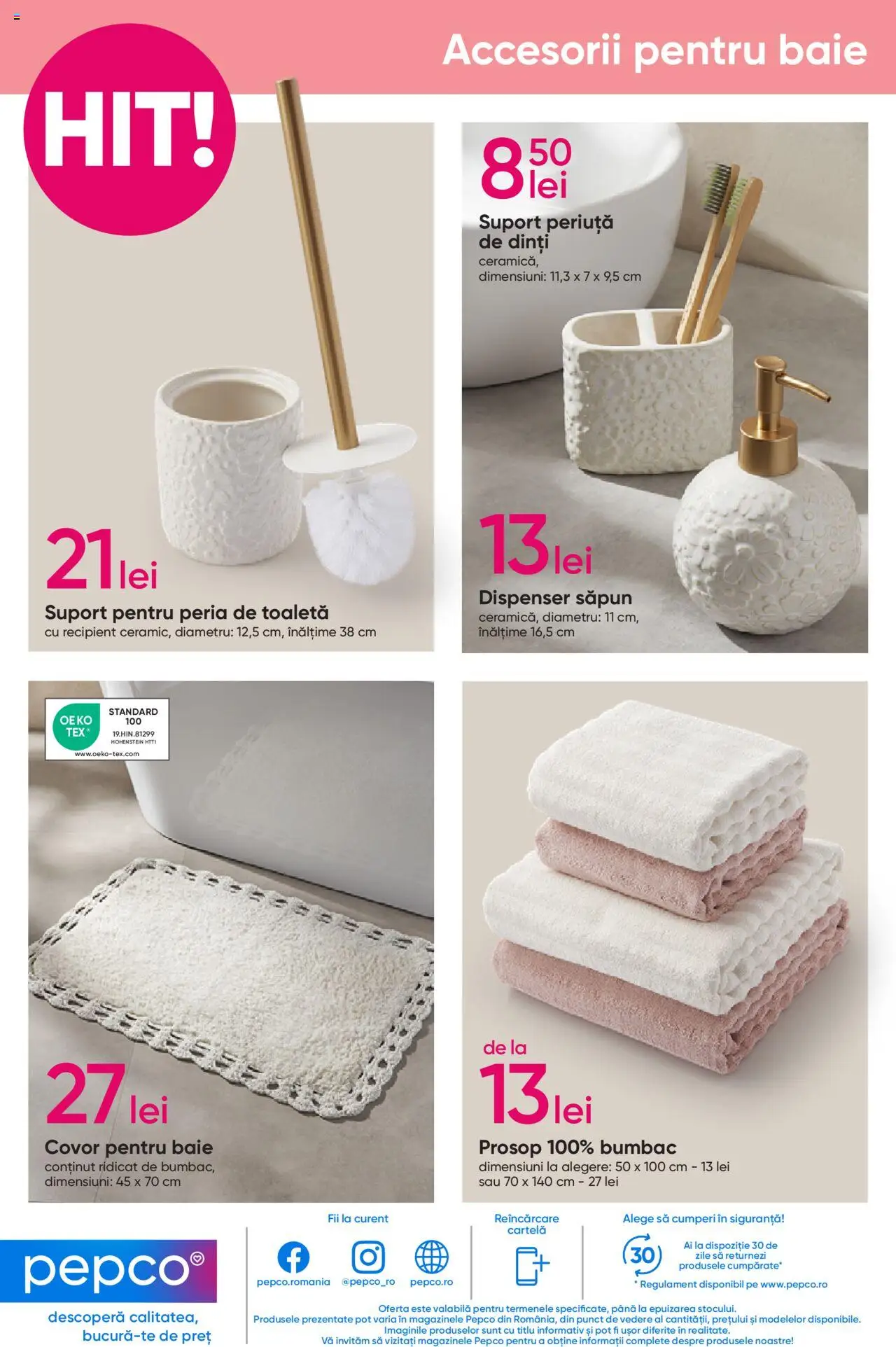 Catalog Pepco 13 - 26 Februarie 2025 | Pagina 12 | Produse: Toaletă, Covor, Săpun, Periuță de dinți