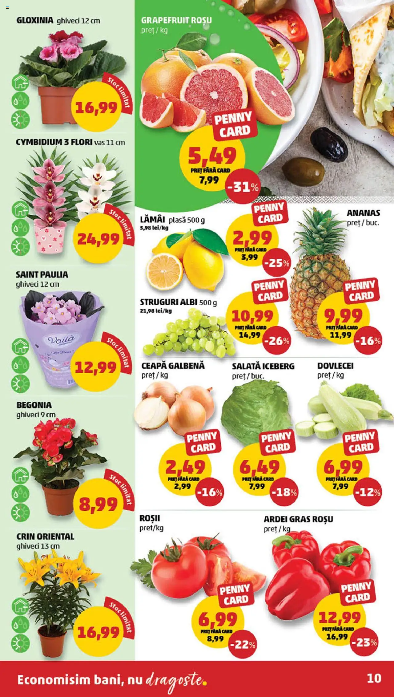 Catalog PENNY Market 12 - 18 Februarie 2025 | Pagina 10 | Produse: Struguri, Ghiveci, Roșii, Salată