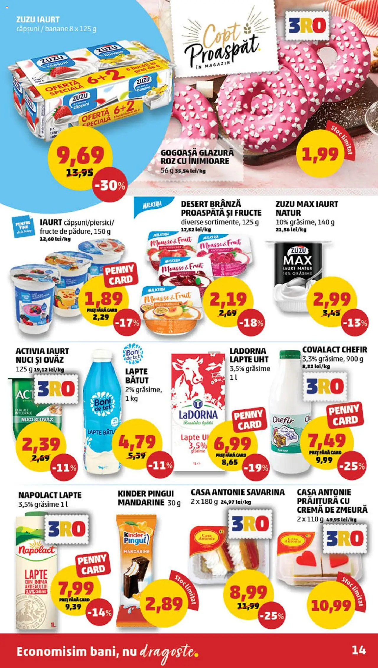 Catalog PENNY Market 12 - 18 Februarie 2025 | Pagina 14 | Produse: Lapte, Iaurt, Căpșuni, Mandarine