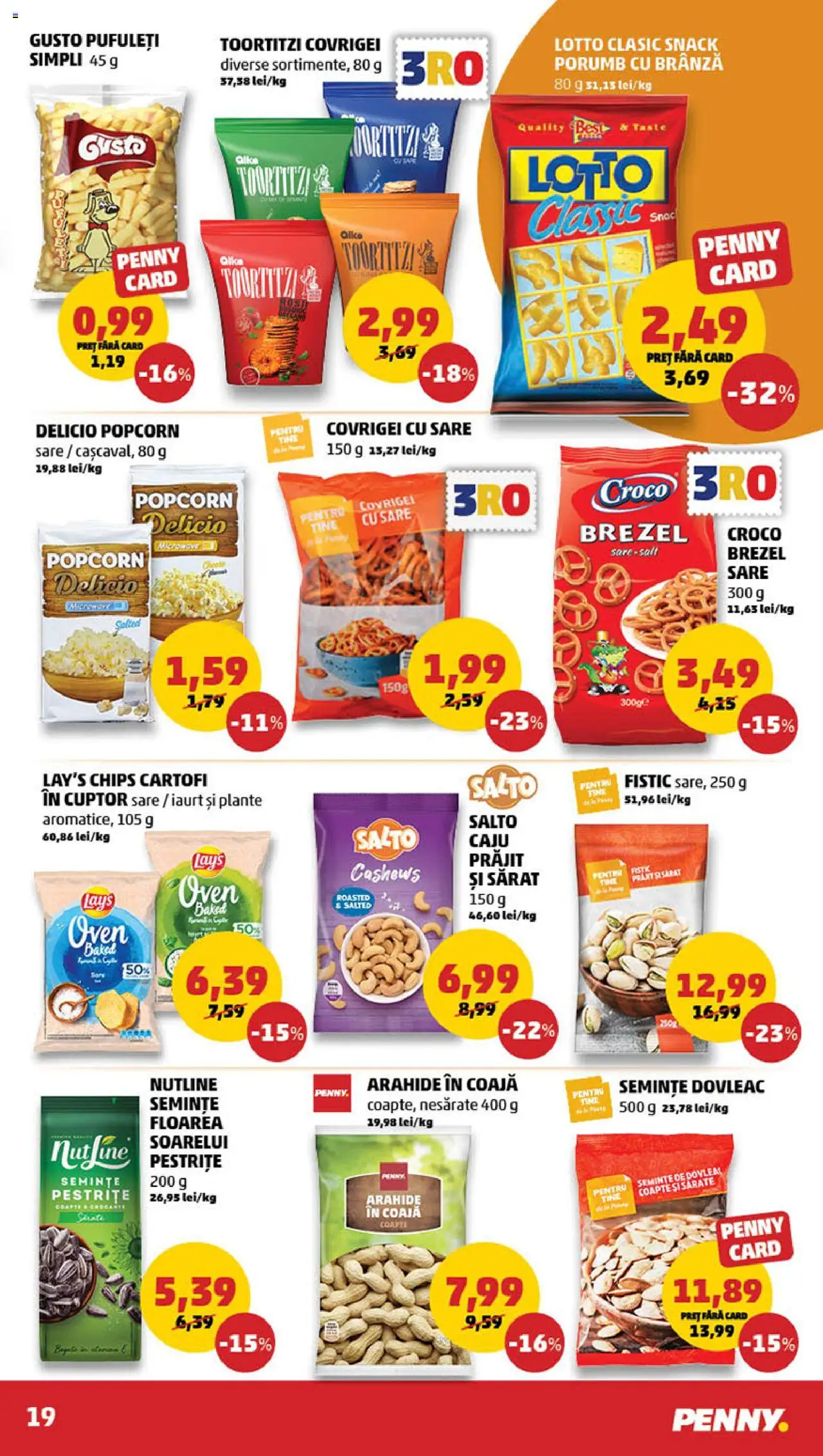 Catalog PENNY Market 12 - 18 Februarie 2025 | Pagina 19 | Produse: Semințe, Covrigei, Iaurt, Caju
