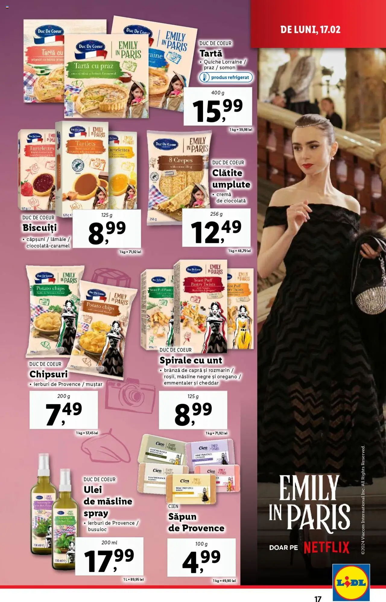 Catalog LIDL 17 - 23 Februarie 2025 | Pagina 17 | Produse: Clătite, Brânză, Ciocolată, Căpșuni