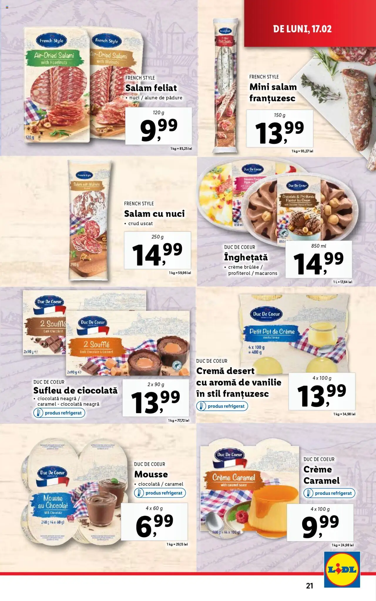 Catalog LIDL 17 - 23 Februarie 2025 | Pagina 21 | Produse: Alune, Cremă, Macarons, Nuci