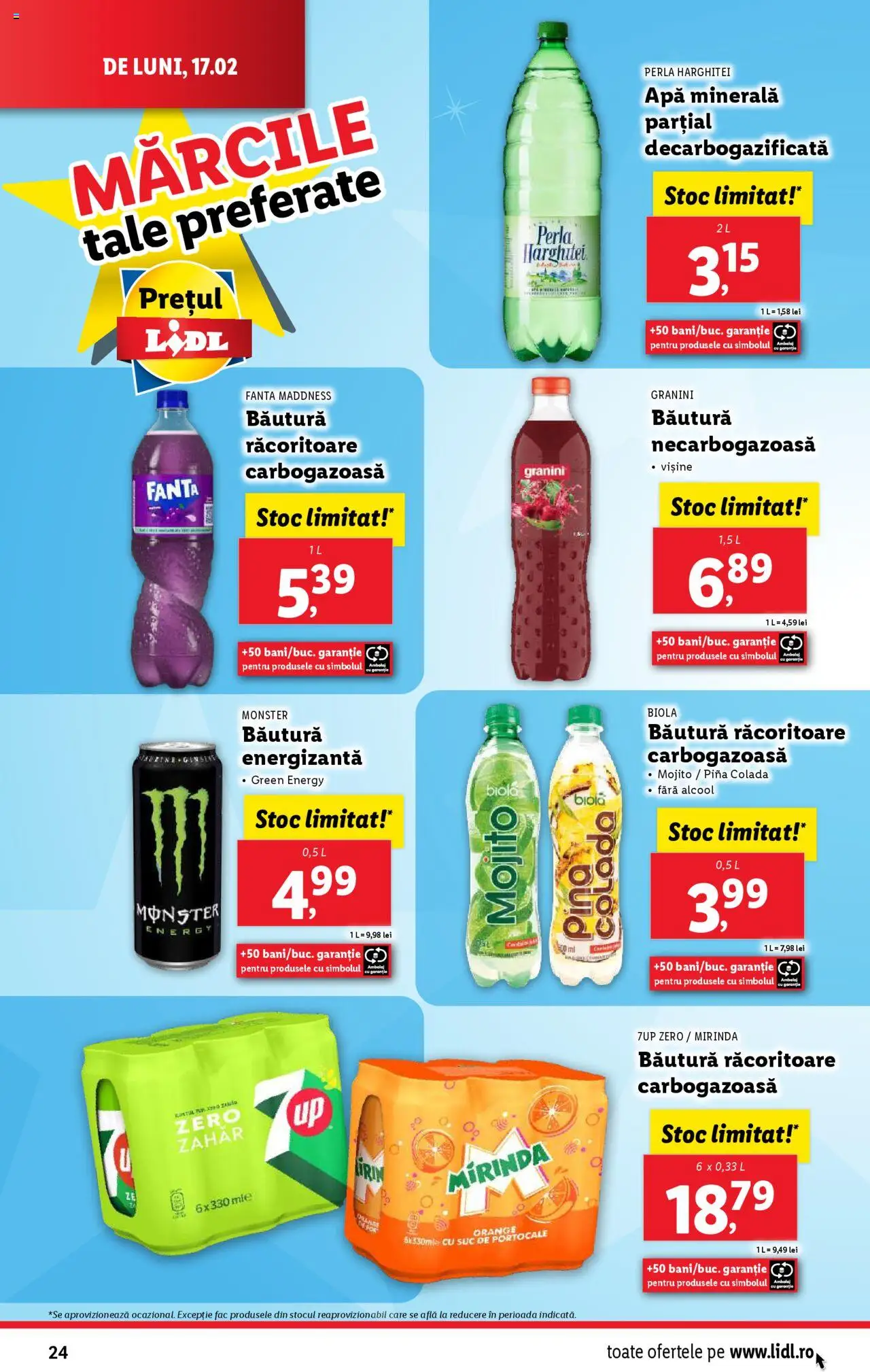 Catalog LIDL 17 - 23 Februarie 2025 | Pagina 24 | Produse: Yazı tahtası kalemi, Portocale, Apă, Zahăr